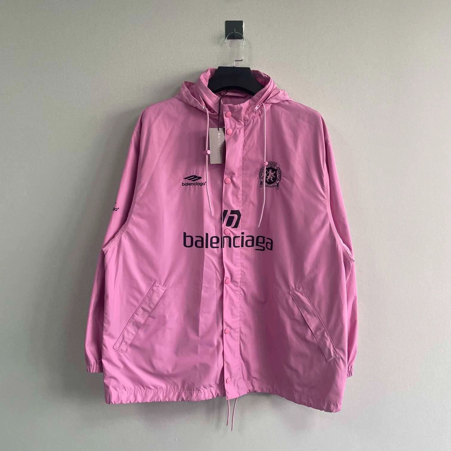 Balenciaga Manchester United Pink Zip Jacket