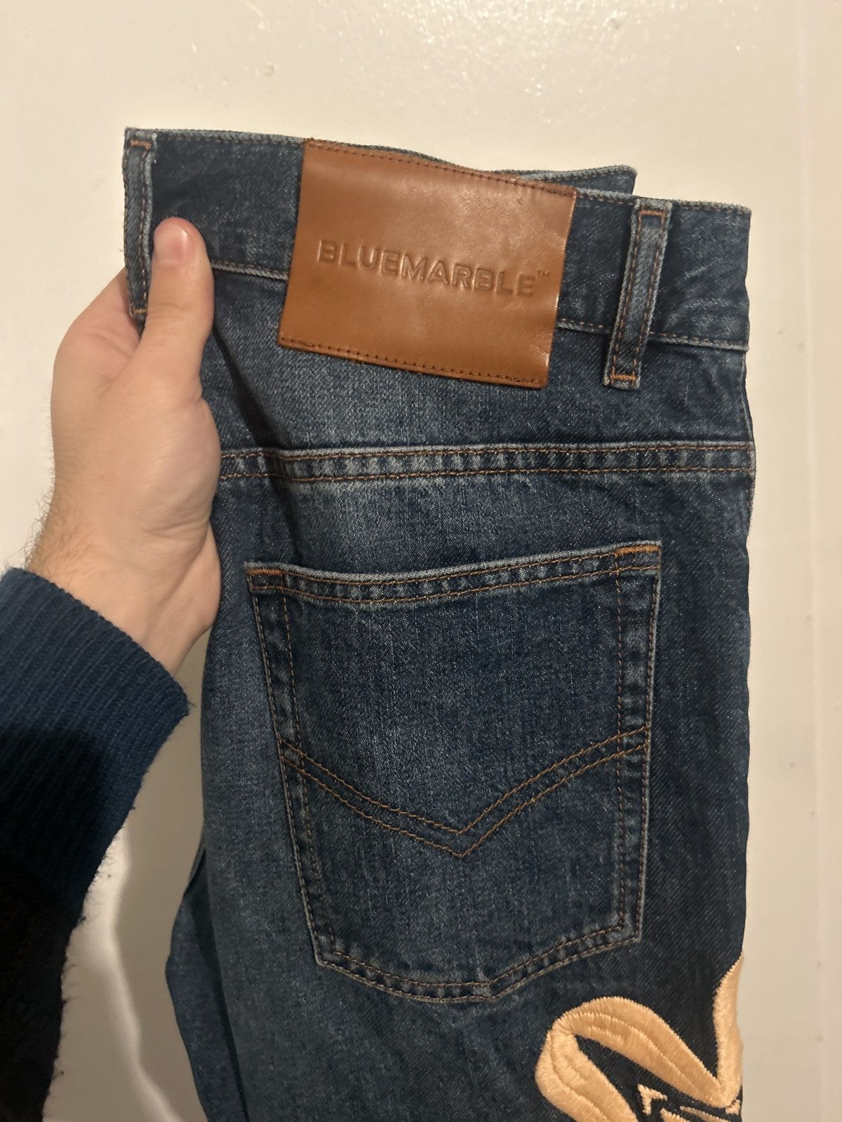 Bluemarble Bluemarble Embroidered Bootcut Jeans Size US 30 / EU 46 - 3 Thumbnail