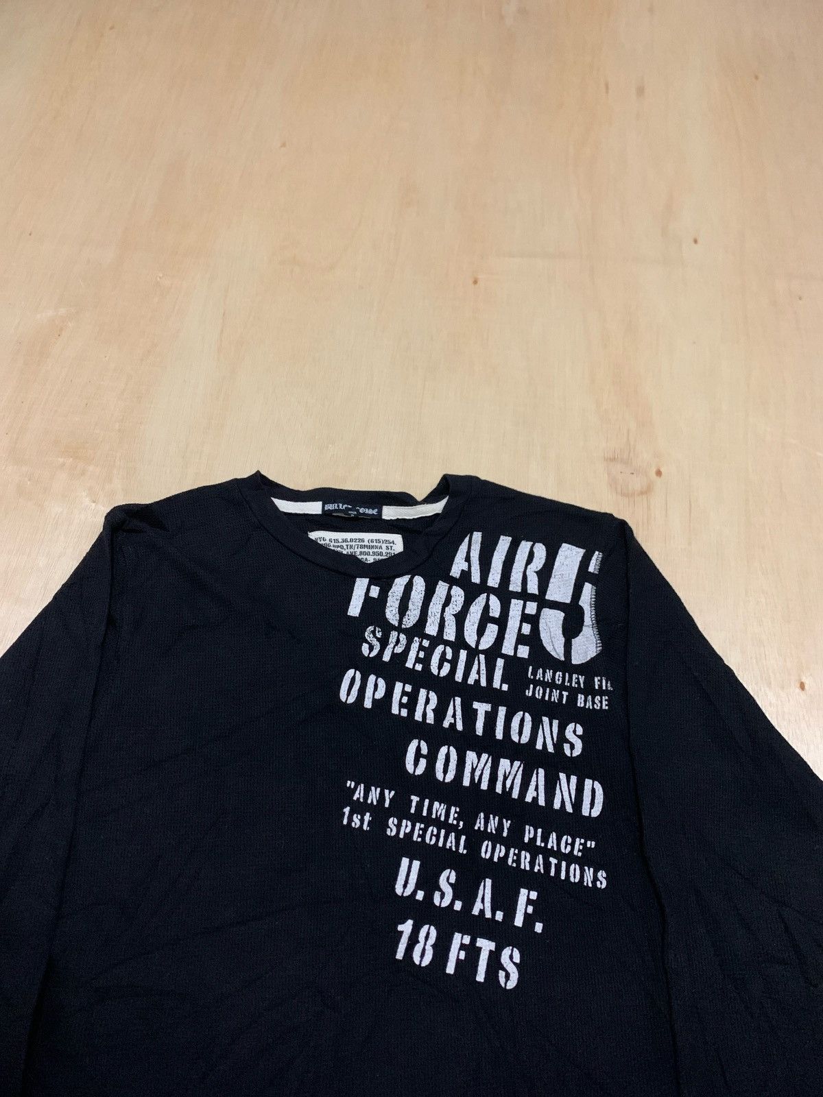 Hysteric Glamour × If Six Was Nine × Japanese Brand Y2k Air Force5 Ifsixwasnine Style Longslevee Size US L / EU 52-54 / 3 - 2 Thumbnail
