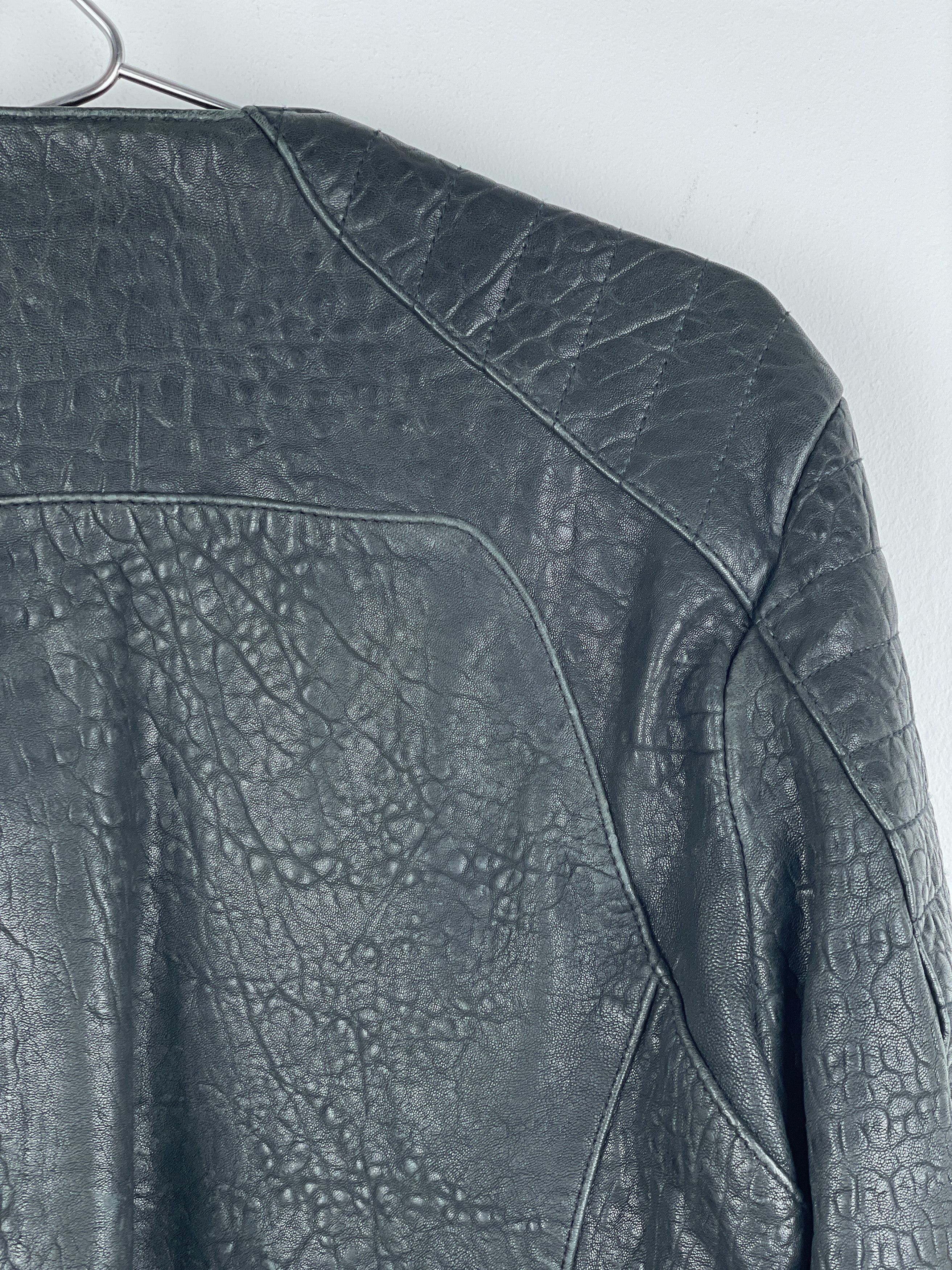 Balmain × H&M Balmain x H&M AW15 Double-Zipper Biker Leather Jacket Size US L / EU 52-54 / 3 - 11 Thumbnail