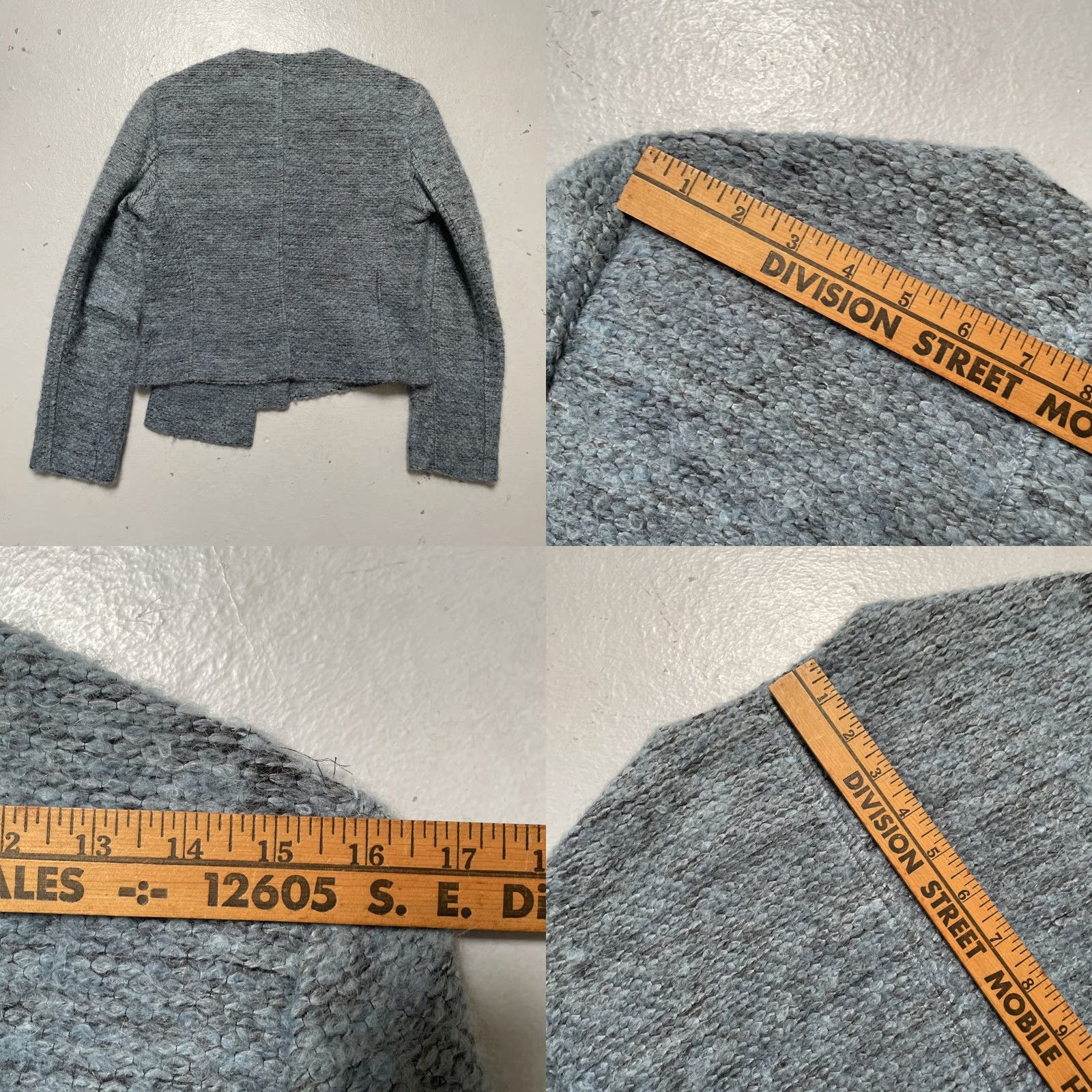 Armani Armani Collezioni Jacket Women’s 6 Mohair Blend Made In Italy Blue Italian Classic Designer Vintage? Size M / US 6-8 / IT 42-44 - 8 Thumbnail