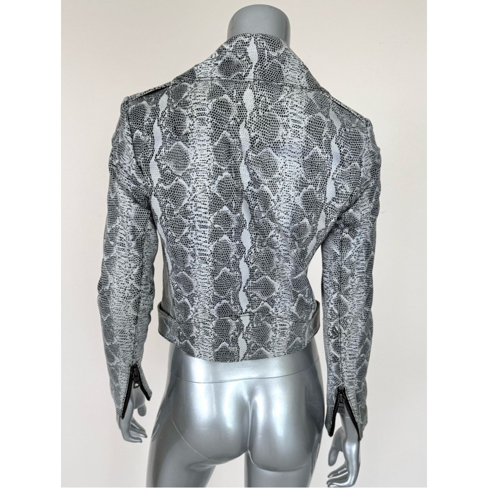 Alice + Olivia Alice+Olivia women biker leather jacket XS Size XS / US 0-2 / IT 36-38 - 4 Thumbnail