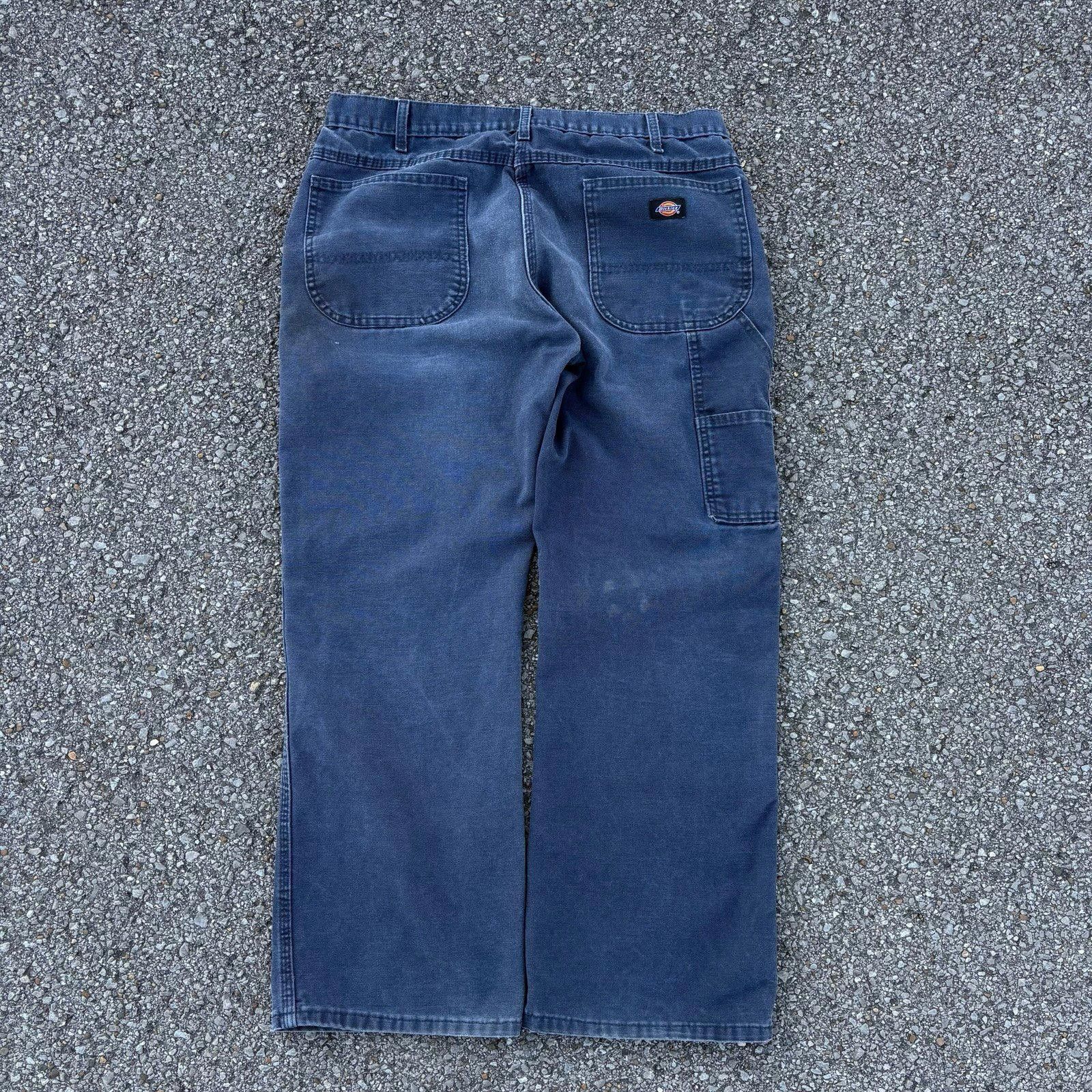 Carhartt Vintage 90s navy carhartt style pants Size US 34 / EU 50 - 1 Thumbnail