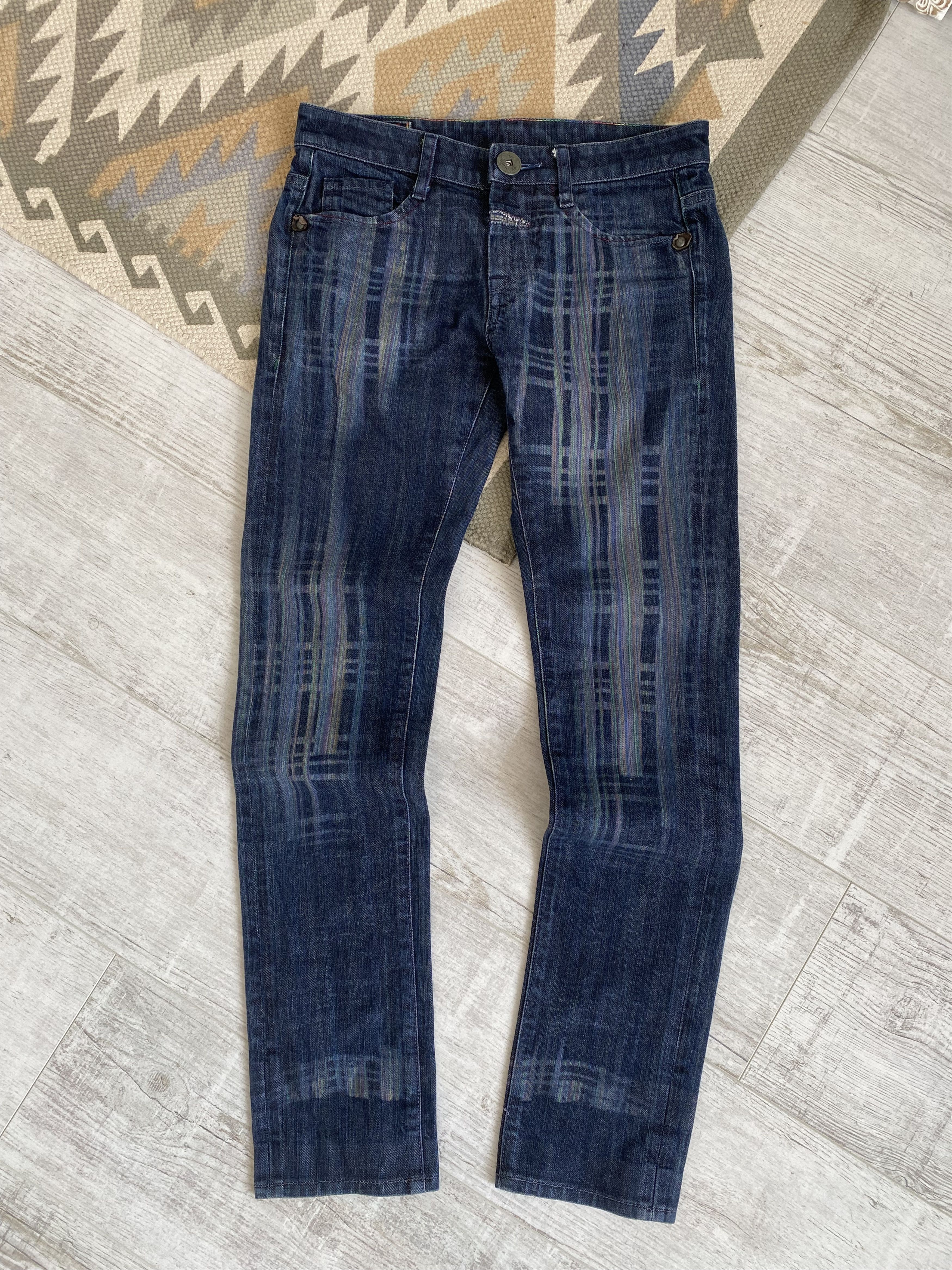 Marithe + Francois Girbaud Marithe Francois Girbaud Cotton Denim Slim Jeans Size 27" / US 4 / IT 40 - 2 Thumbnail
