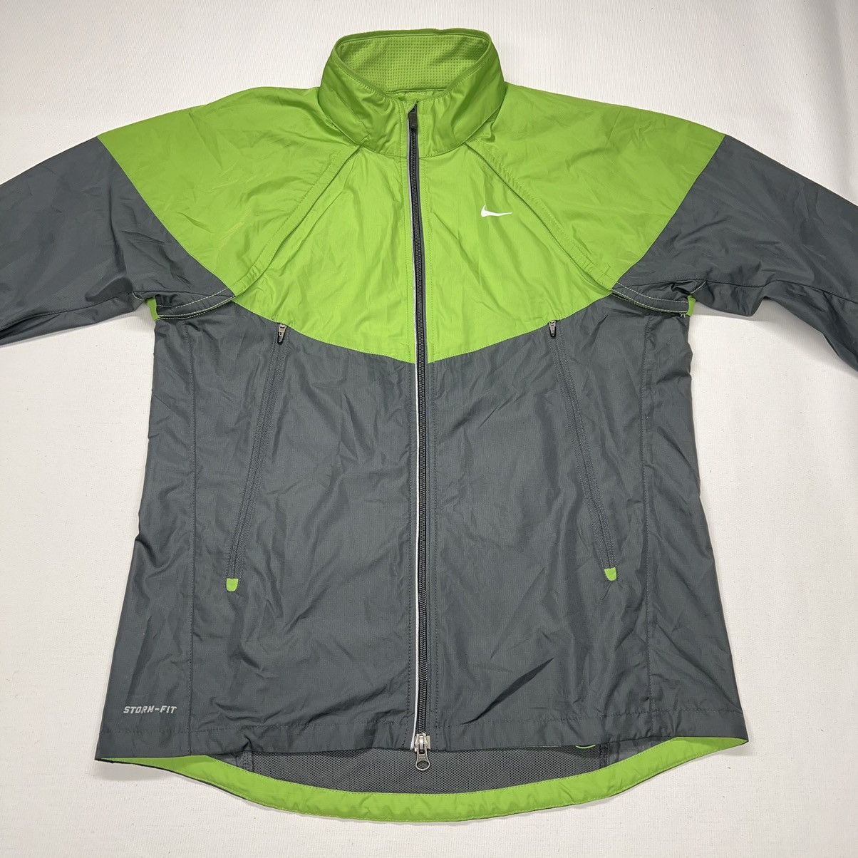 Nike Nike Storm Fit Jacket Green Full Zip Convertible Running Size US M / EU 48-50 / 2 - 2 Thumbnail