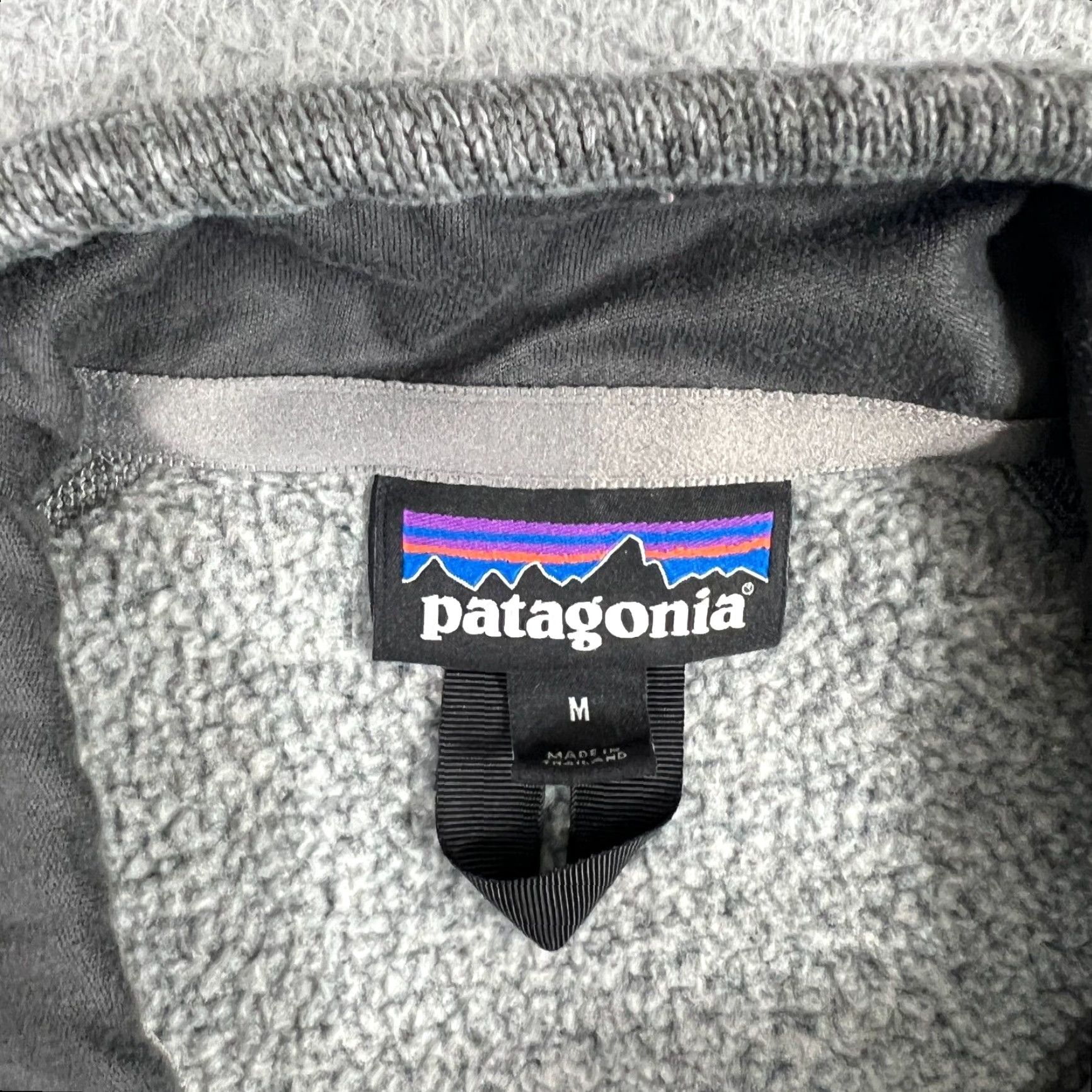 Patagonia Patagonia Better Sweater 1/4 Zip Fleece Mens Medium Gray Logo Gorpcore Size US M / EU 48-50 / 2 - 2 Thumbnail