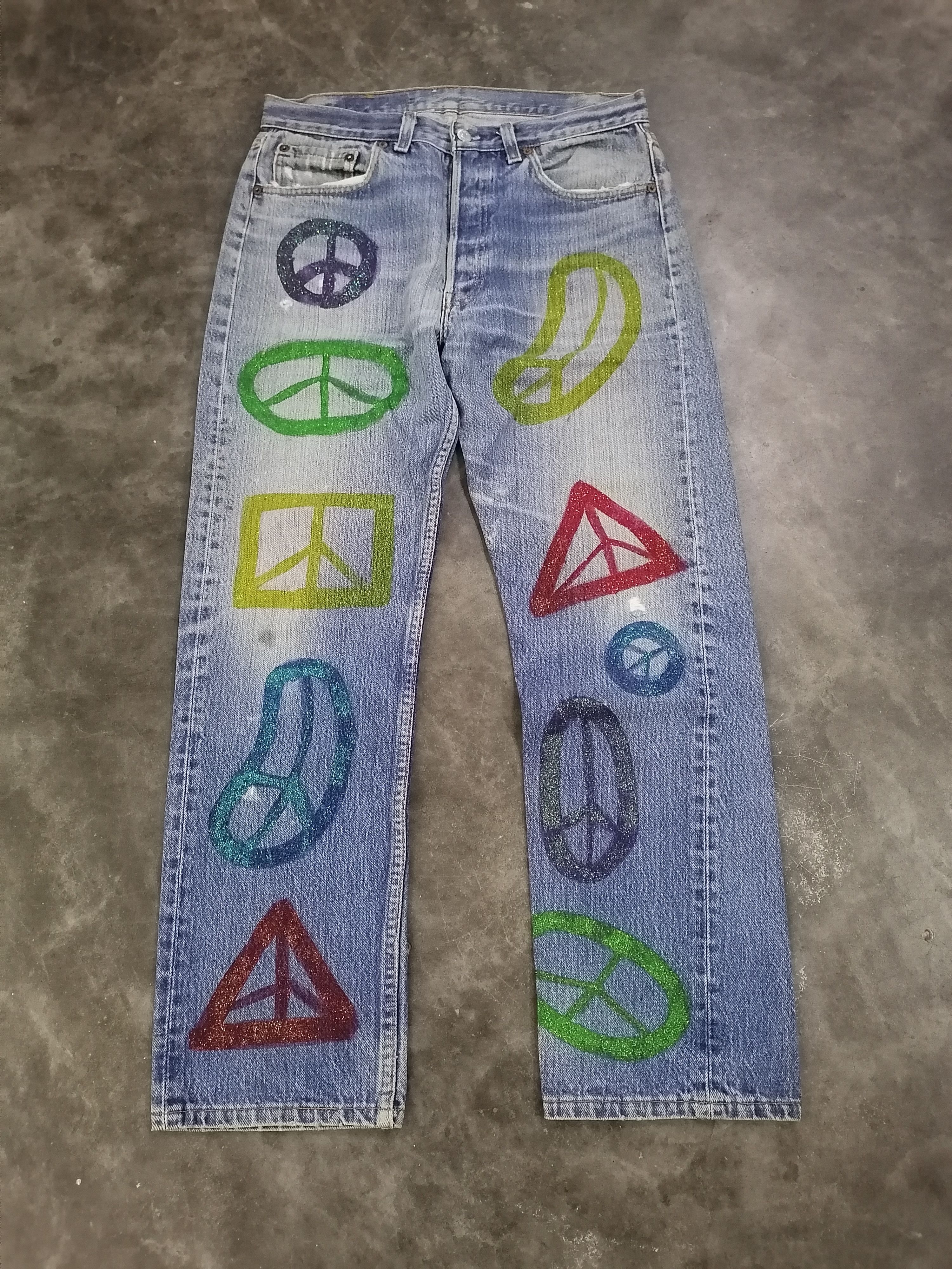 Levi's × Levi's Vintage Clothing Vintage 80s Levi's 501 Distressed Denim Pants Size US 31 - 1 Thumbnail