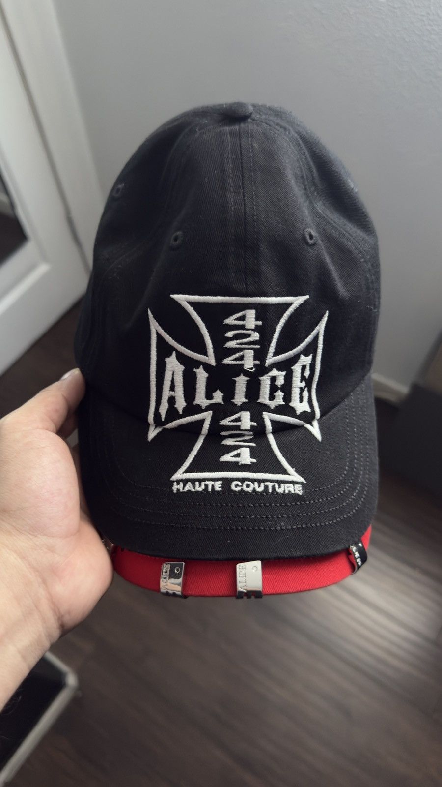 Alice Hollywood ALICE HOLLYWOOD CHOPPER LOGO CAP (BLACK) | Grailed