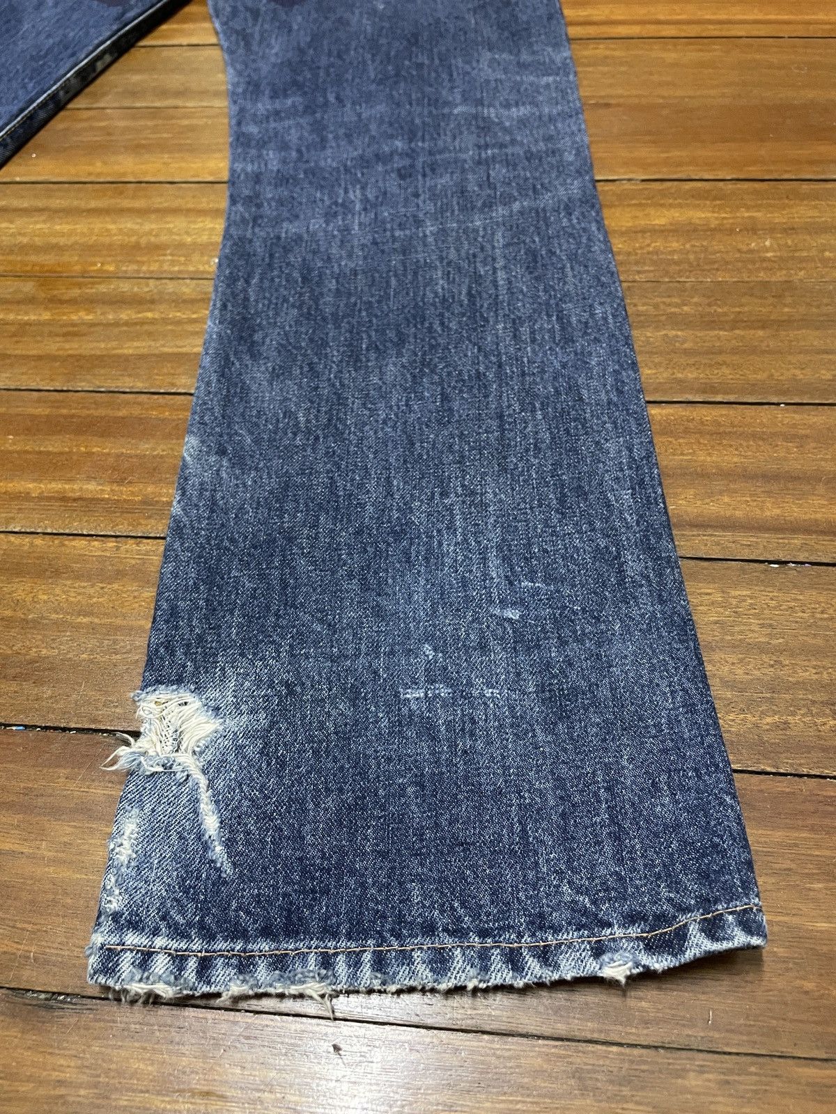 Japanese Brand Rare Vintage Brand RNA Slang From Chaos Painting Jeans 1990s Size US 30 / EU 46 - 8 Thumbnail