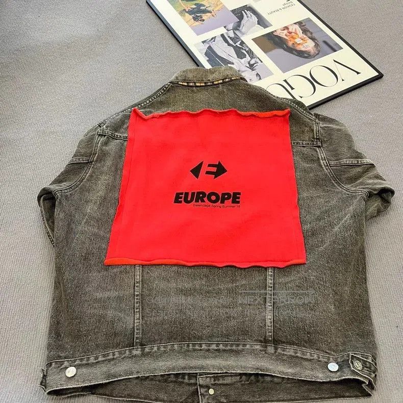 Balenciaga Balenciaga Black Denim Jacket 2021. Size US XL / EU 56 / 4 - 4 Thumbnail