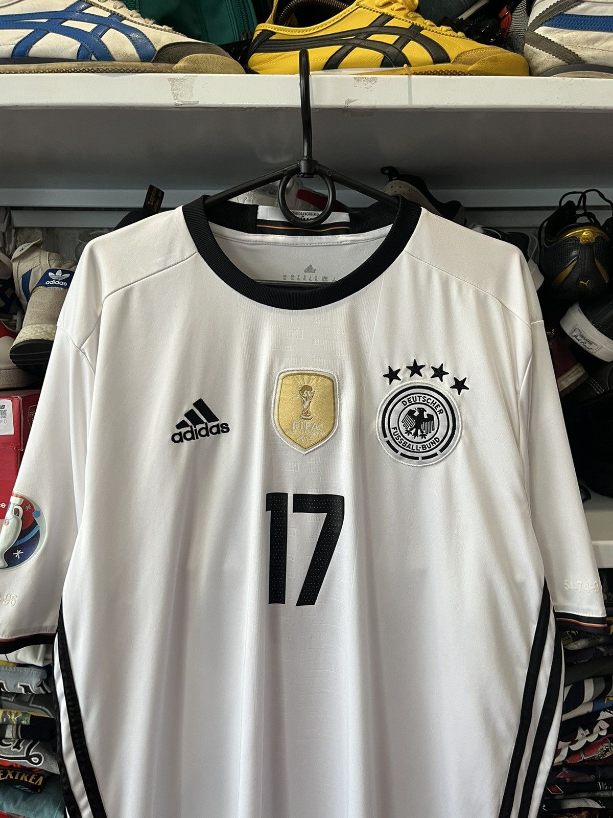 Adidas GERMANY 2016 2017 HOME BOATENG SOCCER JERSEY ADIDAS Size US XL / EU 56 / 4 - 3 Thumbnail