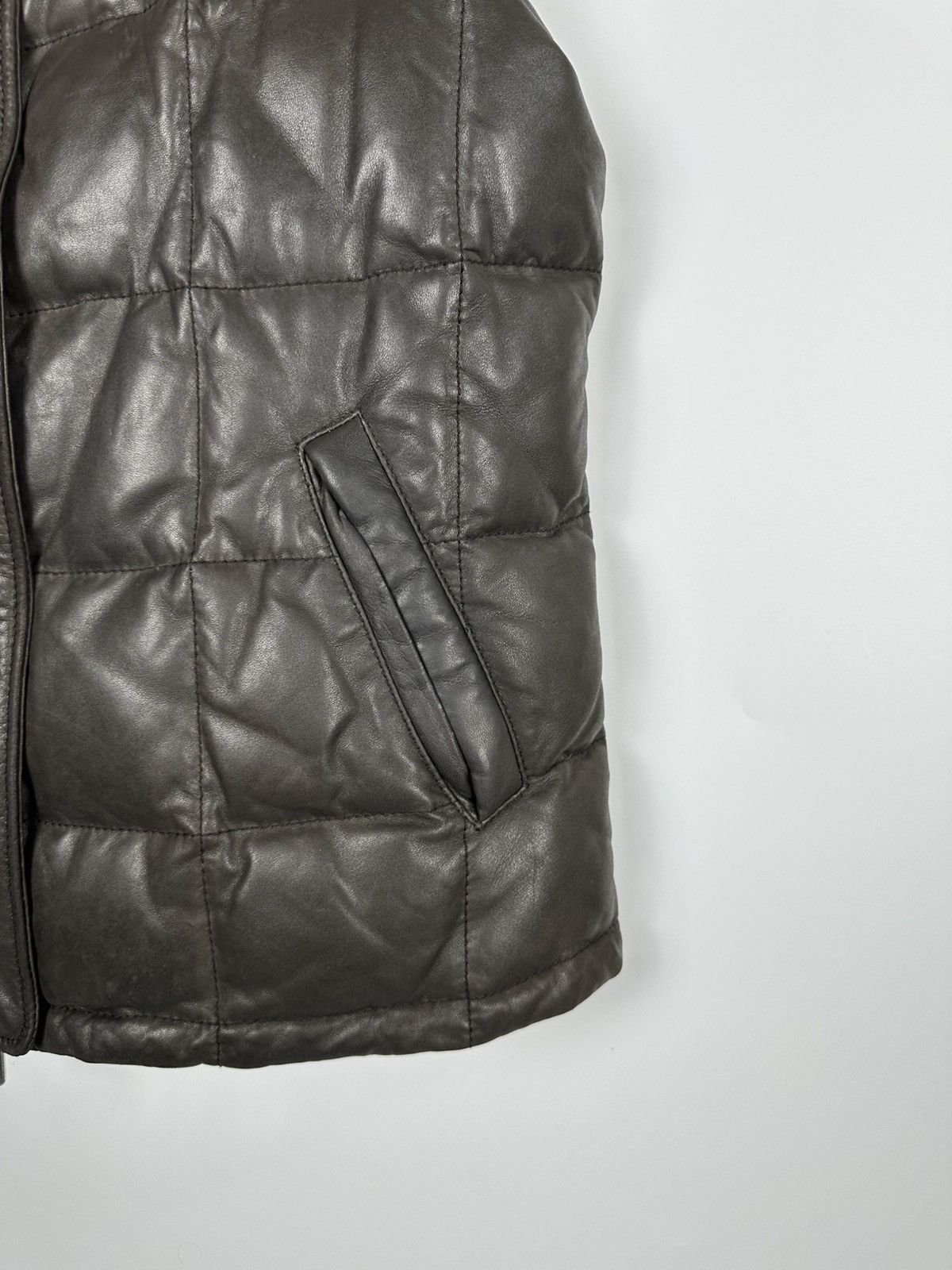 Loro Piana Loro Piana Quitted Leather Vest Size US S / EU 44-46 / 1 - 7 Thumbnail