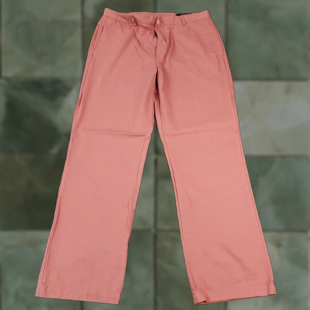 Vineyard Vines Vineyard Vines Pink Chino Pants Mens 36x32 Straight Leg Cotton Size US 36 / EU 52 - 1 Thumbnail