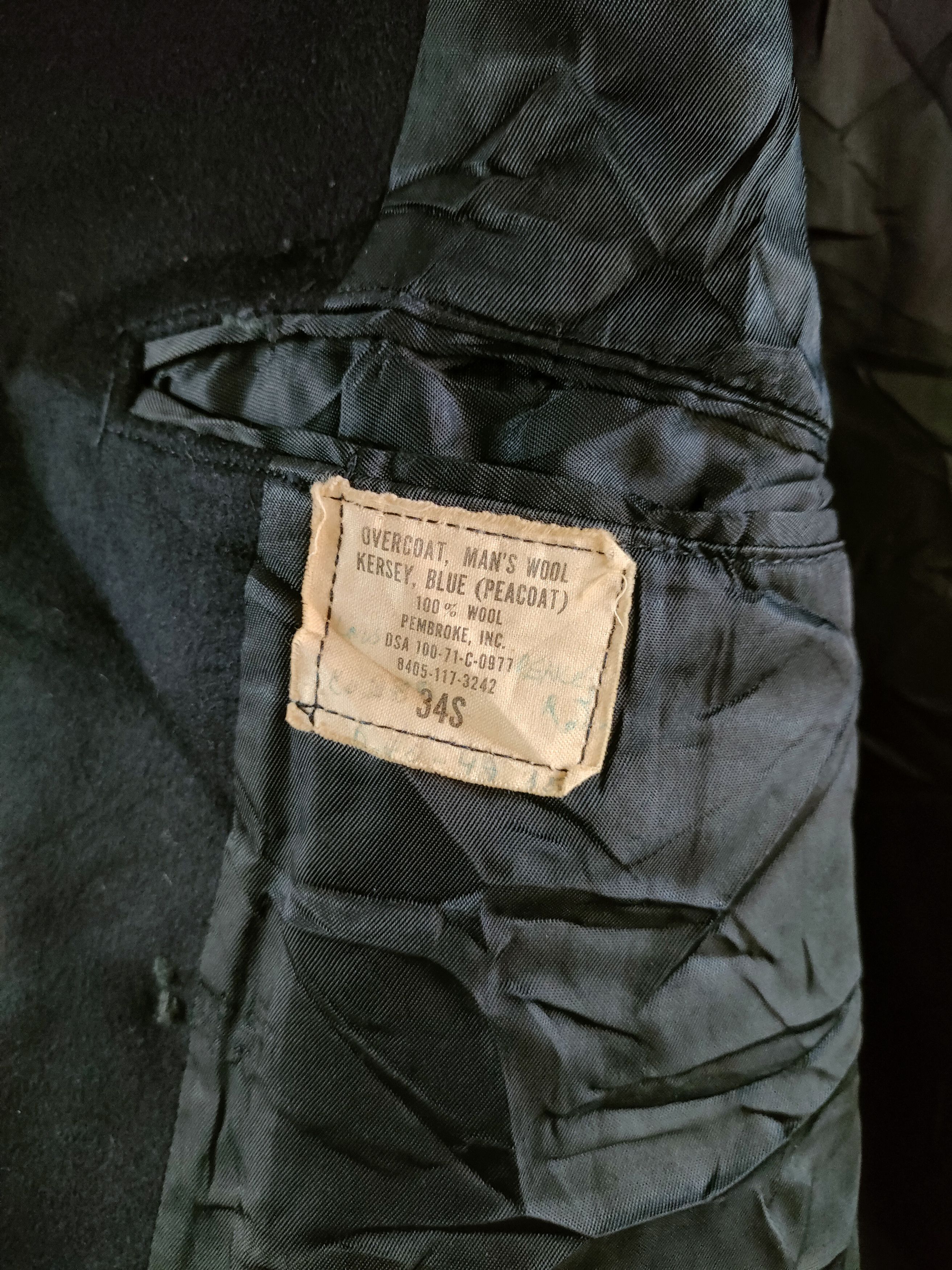 Nigel Cabourn × Vintage Vintage USN Double Breast Jacket Size US S / EU 44-46 / 1 - 3 Thumbnail