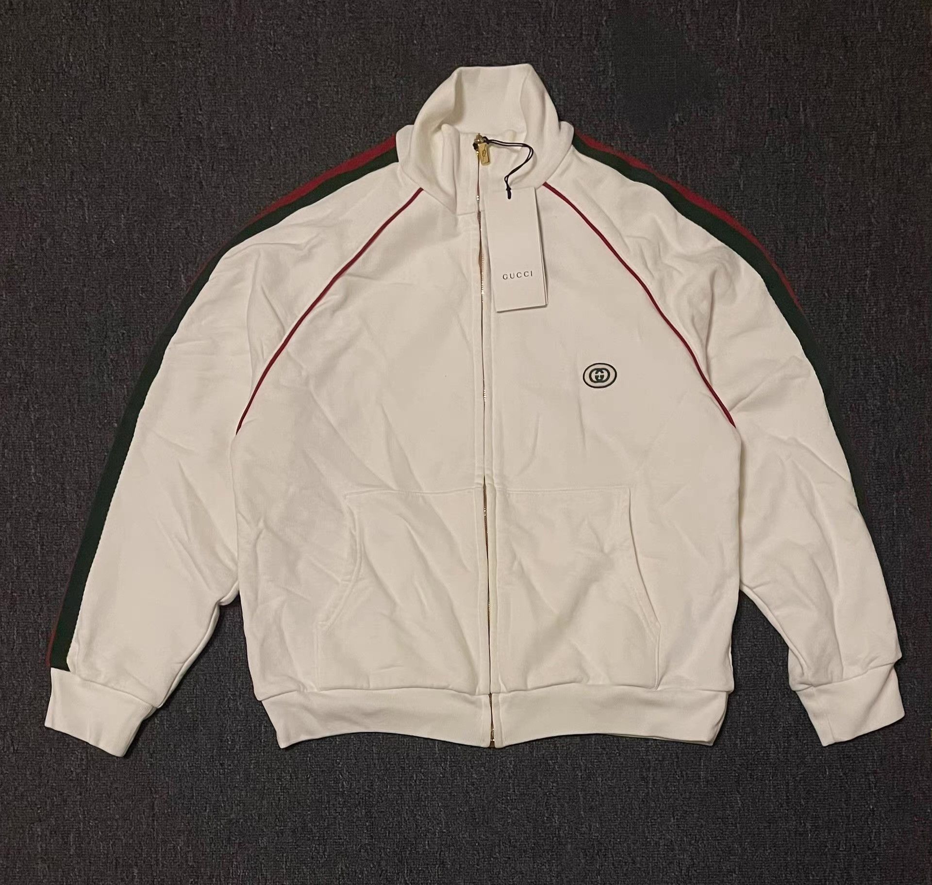 Gucci Gucci White Track Jacket, Q4 Size US XS / EU 42 / 0 - 7 Thumbnail