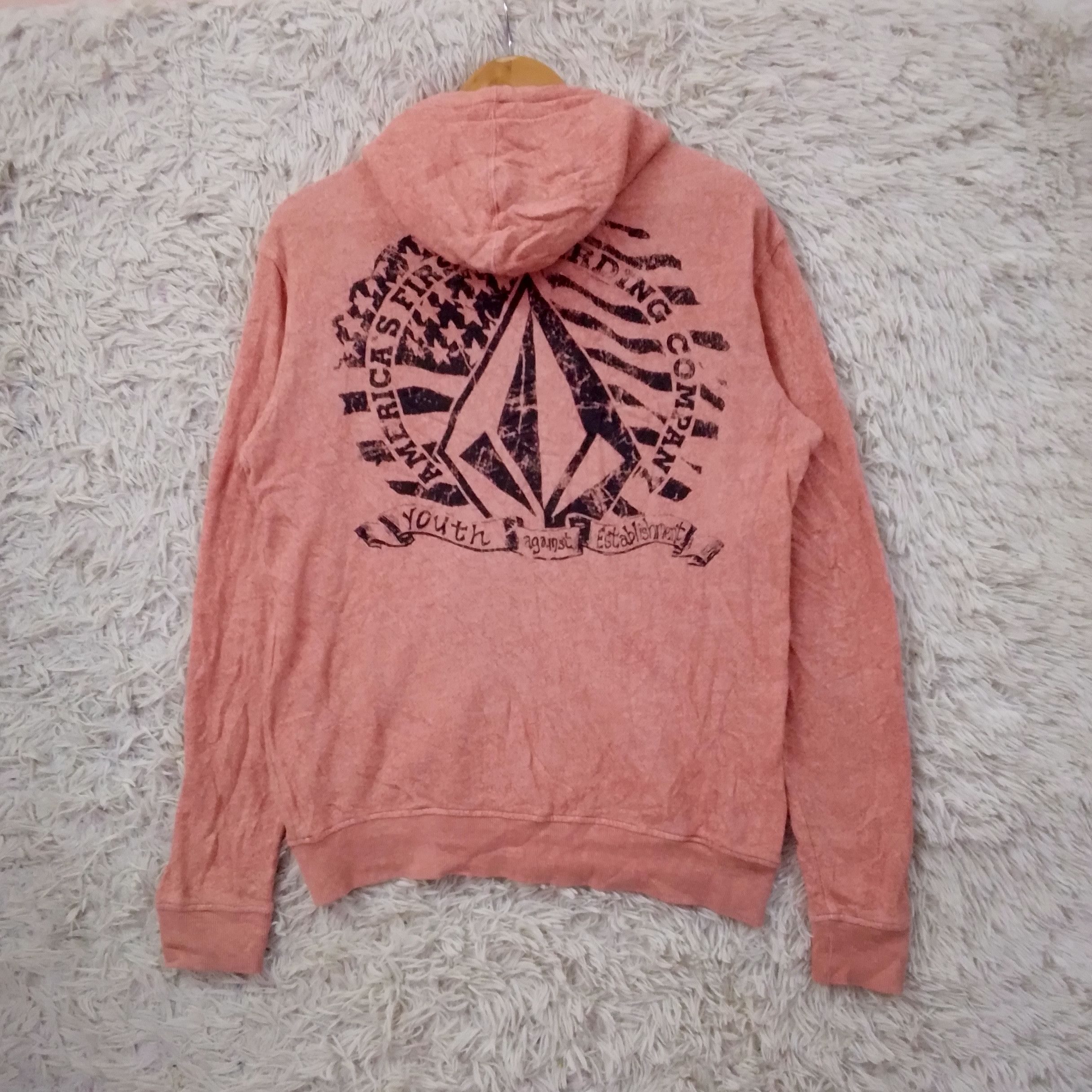 Vintage Vintage Volcom Stone Zipper Hoodie Size US M / EU 48-50 / 2 - 1 Thumbnail