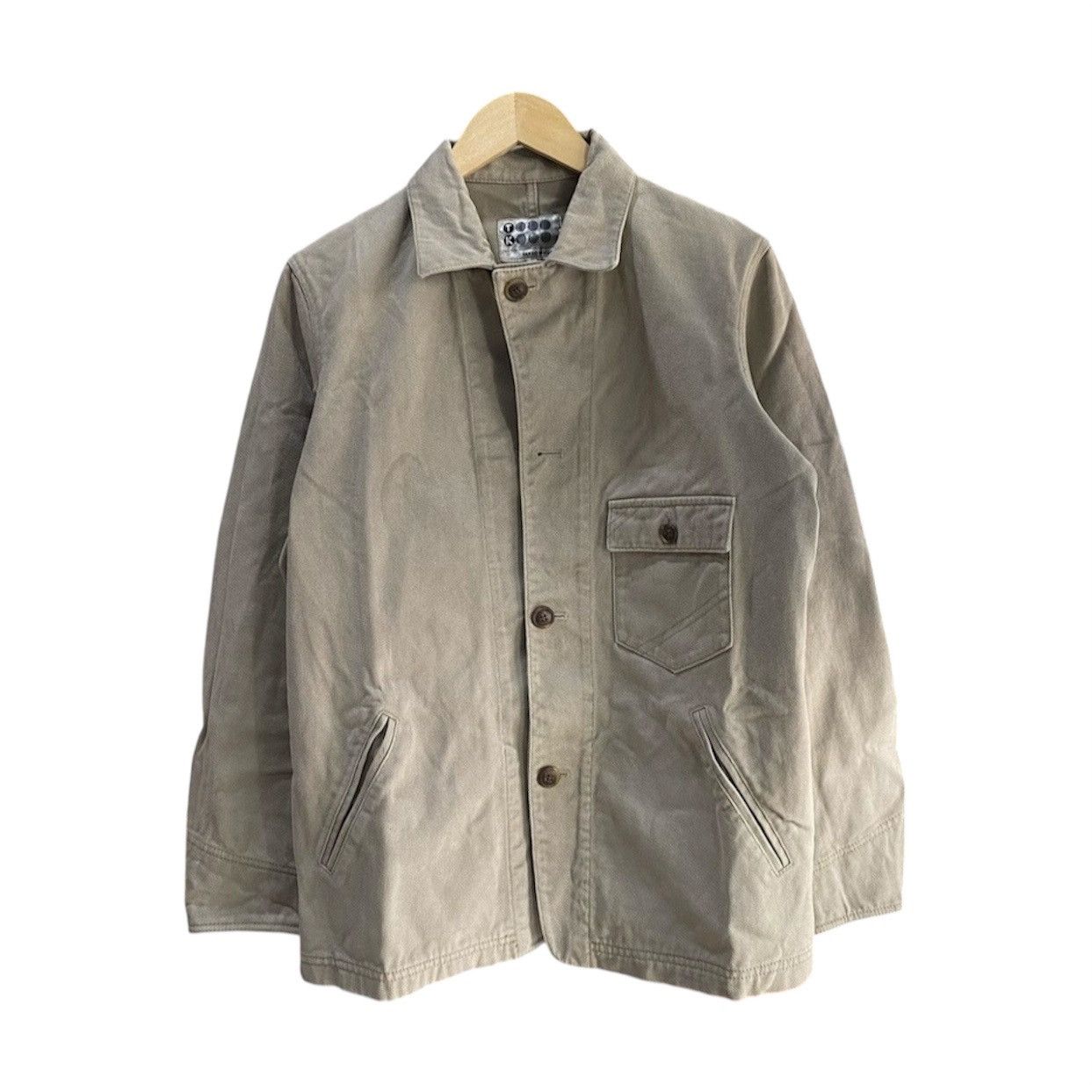 Takeo Kikuchi Takeo Kikuchi Japan Vintage Chore Jacket Workwear Style Size US L / EU 52-54 / 3 - 1 Thumbnail