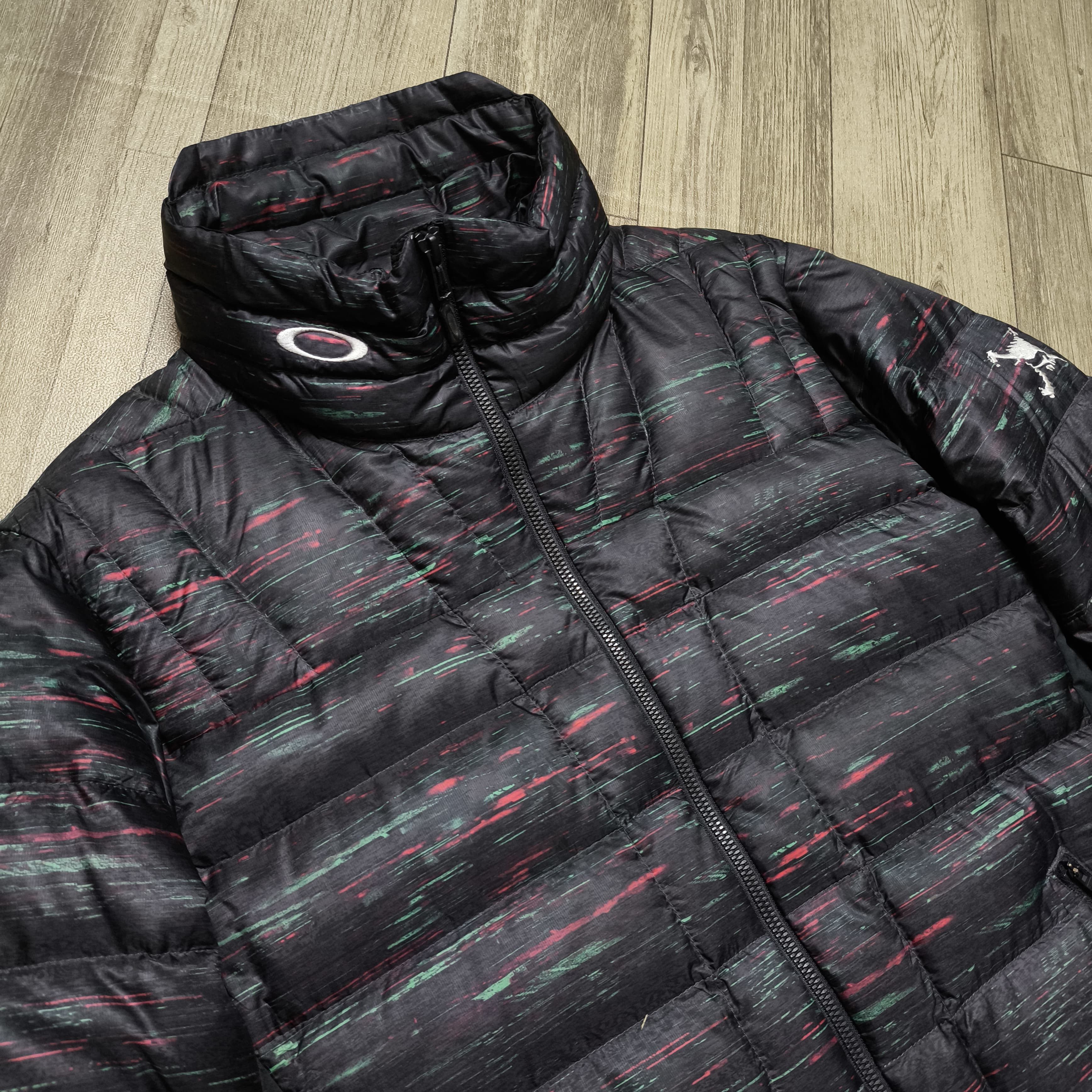 Montbell Oakley Skull Multi Colour Puffer Down Jacket Size US M / EU 48-50 / 2 - 4 Thumbnail