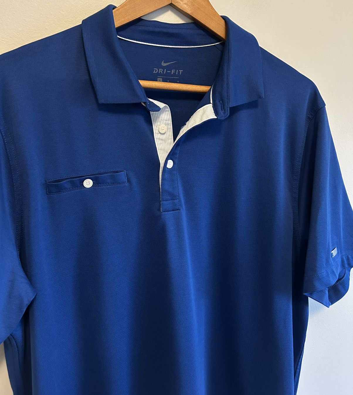 Nike Nike Dri Fit Mens Blue Golf Polo Shirt Size L MSRP $100 Size US L / EU 52-54 / 3 - 5 Thumbnail