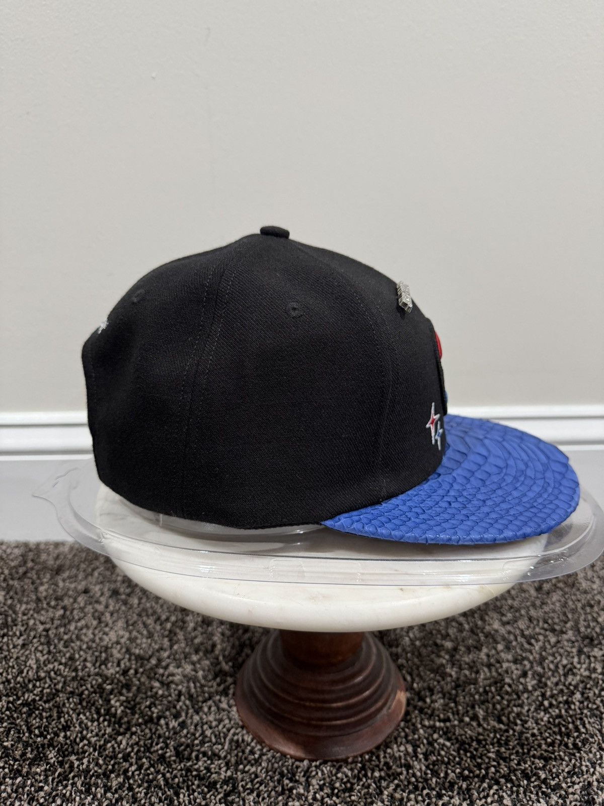 Just Don Just Don x Pepsi x RSVP Gallery Blue Python Black Hat Size ONE SIZE - 2 Thumbnail