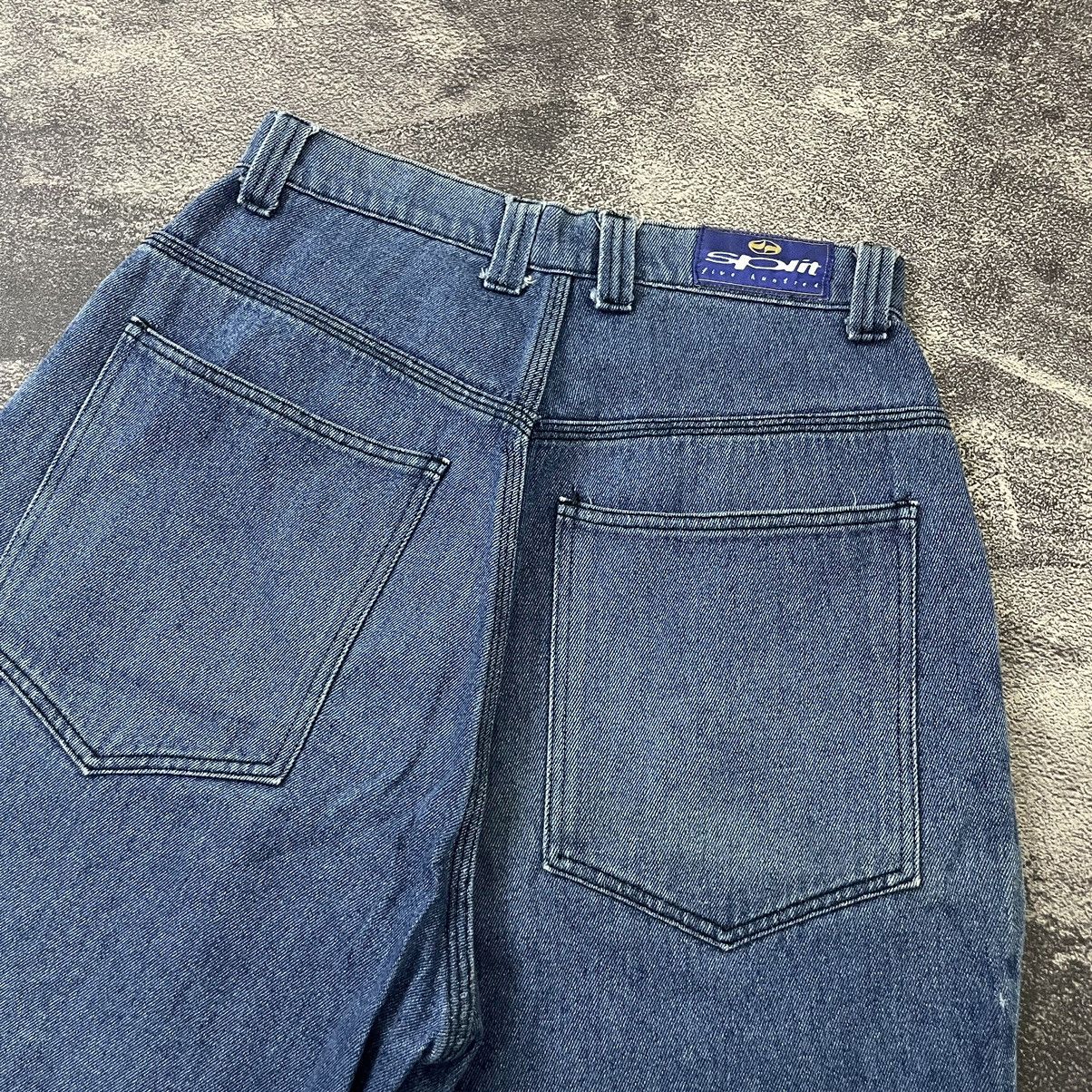 JNCO × Vintage Split jorts pants Size US 31 - 3 Thumbnail