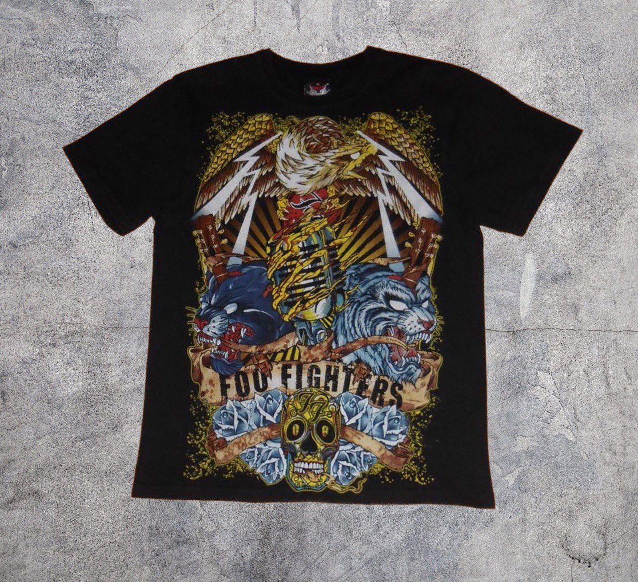 Foo Fighters Rare Archive T Shirt 2 Side Alternative Rock