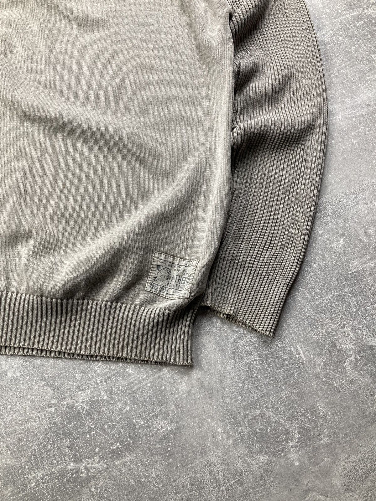 Japanese Brand Vintage Avant garde opium knitted khaki sweater Size US L / EU 52-54 / 3 - 4 Thumbnail