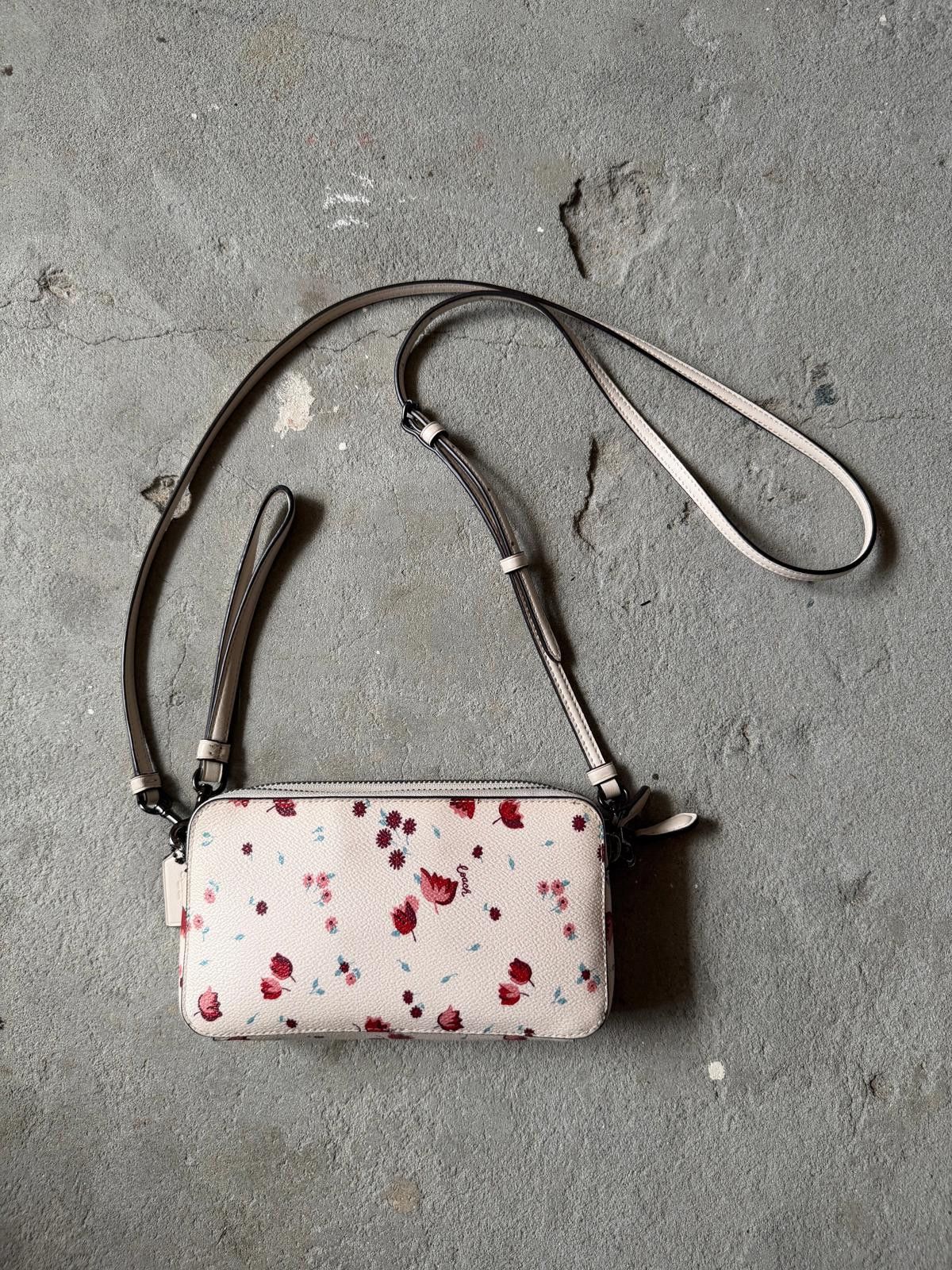 Coach Coach Flower Kira Crossbody Bag White Size ONE SIZE - 9 Thumbnail