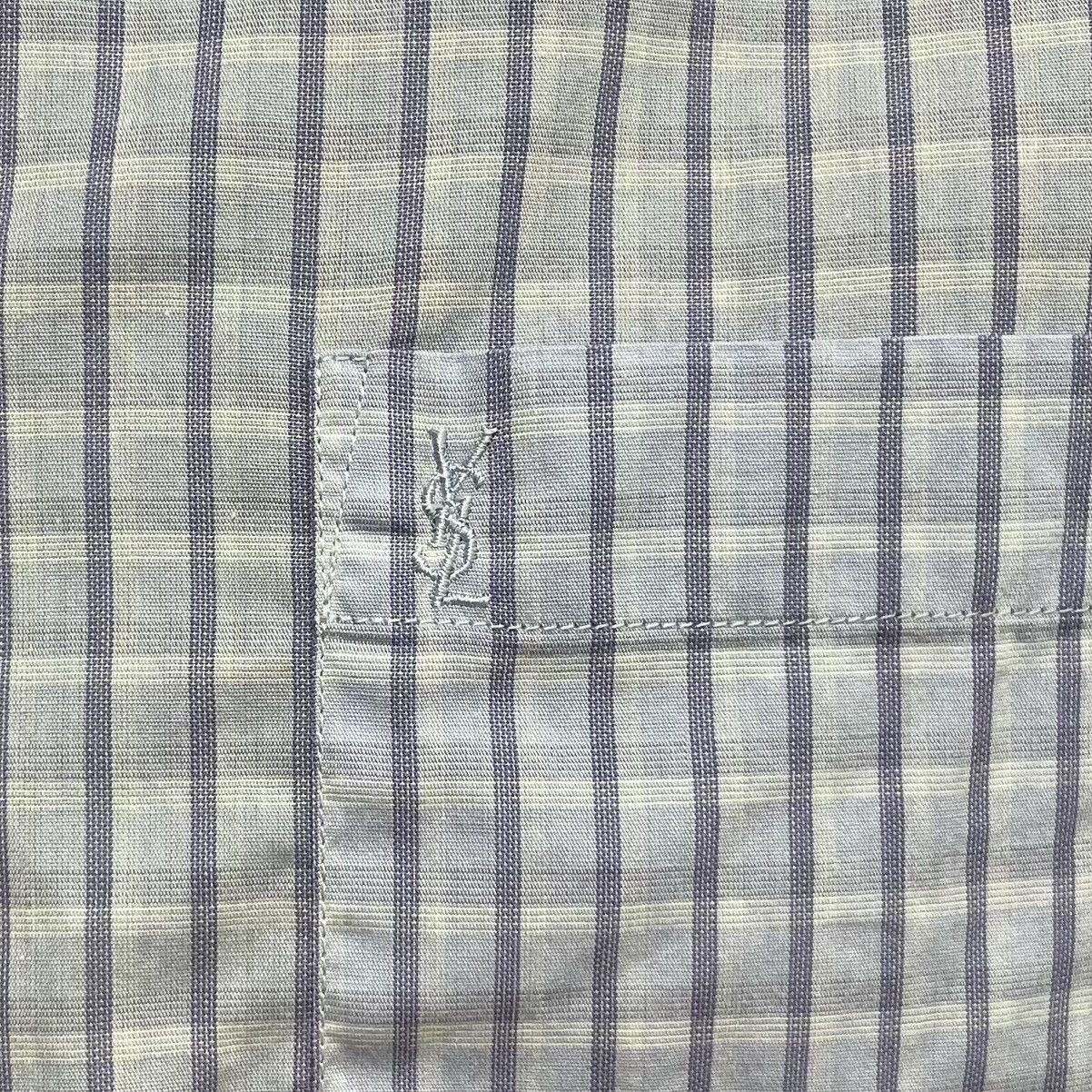 Yves Saint Laurent Yves Saint Laurent YSL Shirt Button Up Short sleeve Size US M / EU 48-50 / 2 - 5 Thumbnail