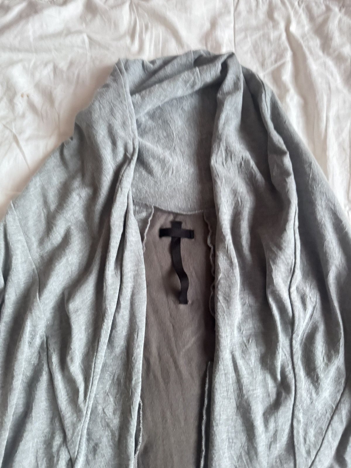 Le Grande Bleu (L.G.B.) L.G.B. Back Cross Hoodie Grey Size 0 (XS-S) Size US S / EU 44-46 / 1 - 3 Thumbnail