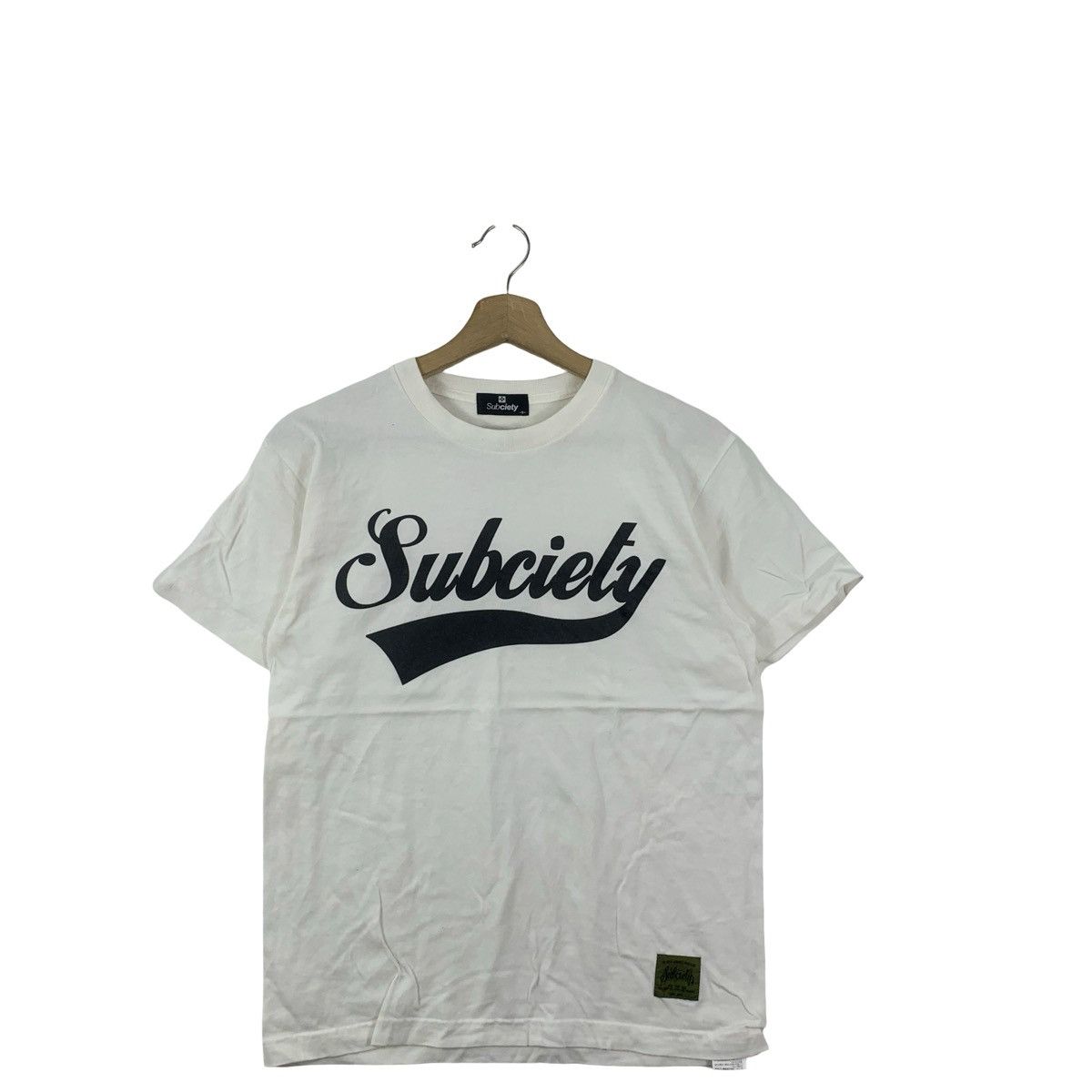 Other SUBCIETY Bold Script Logo Street Fashion Tee Shirt Top Size US S / EU 44-46 / 1 - 4 Thumbnail