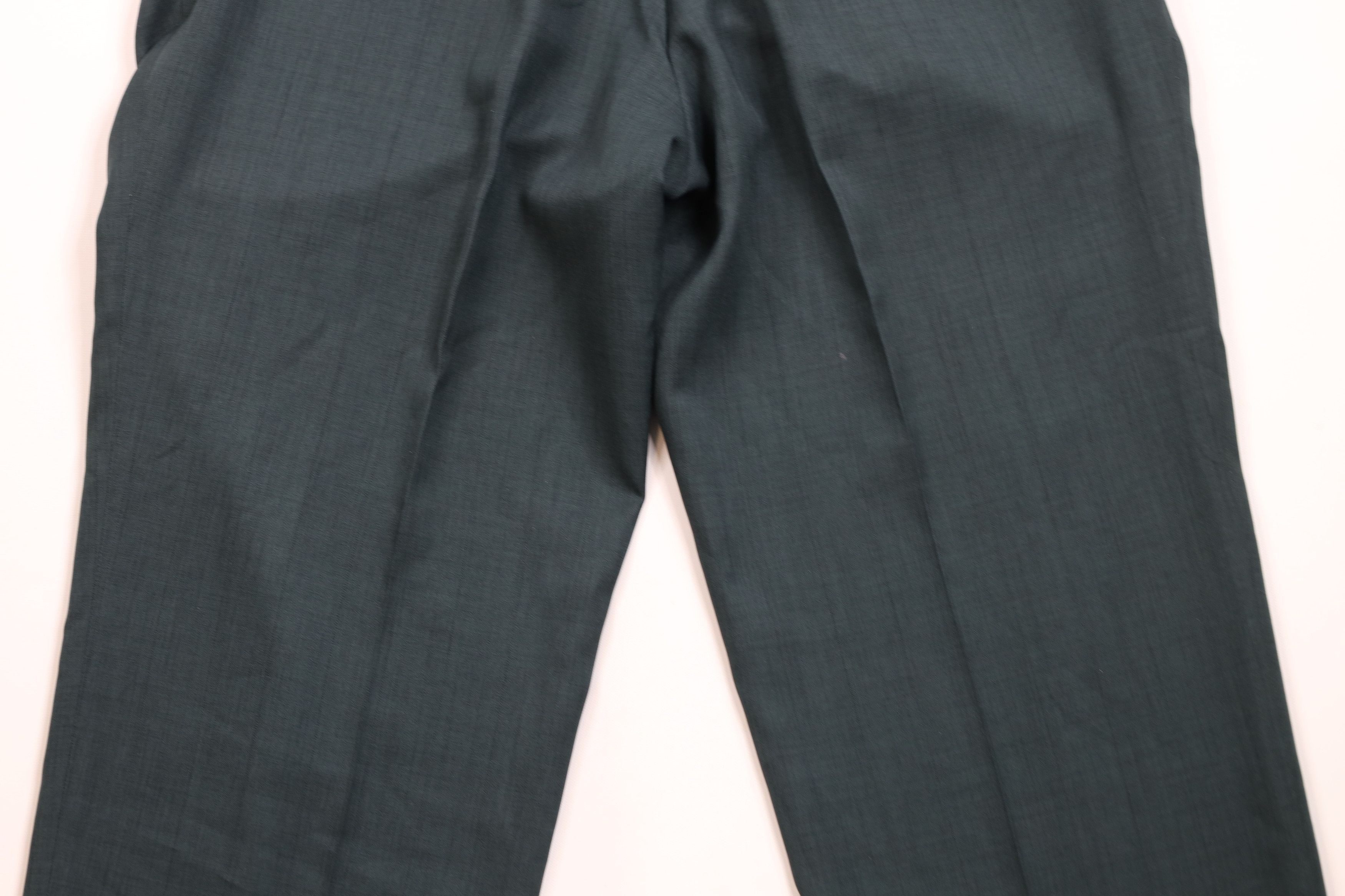 Vintage Vintage 90s Streetwear Pleated Wide Leg Chino Pants Green Size US 34 / EU 50 - 12 Thumbnail