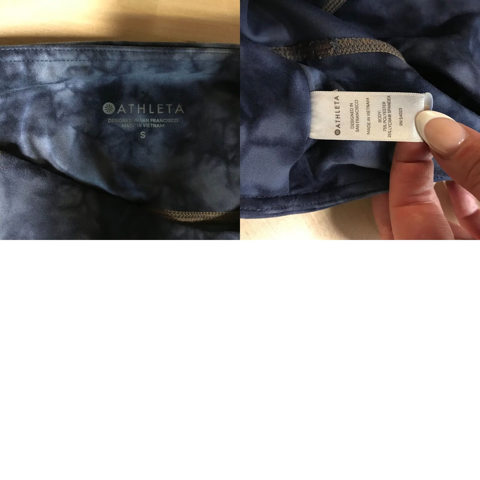 Athleta ATHLETA Women's Small Blue Activewear Leggings Pants Size 28" / US 6 / IT 42 - 8 Thumbnail