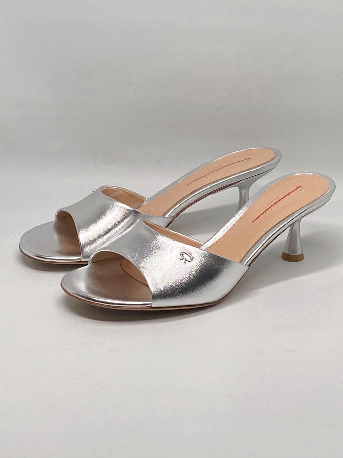 Gianvito Rossi Ascent 55 Leather Mules size 36.5