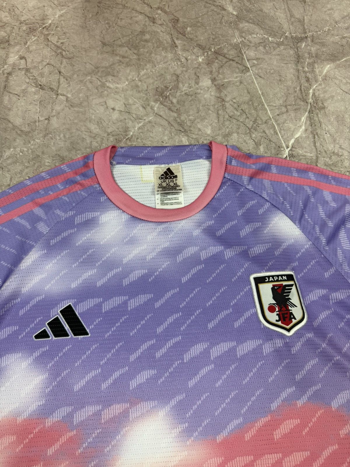 Adidas Adidas Japan Football Jersey Shirt Pink T-Shirt Size US L / EU 52-54 / 3 - 5 Thumbnail