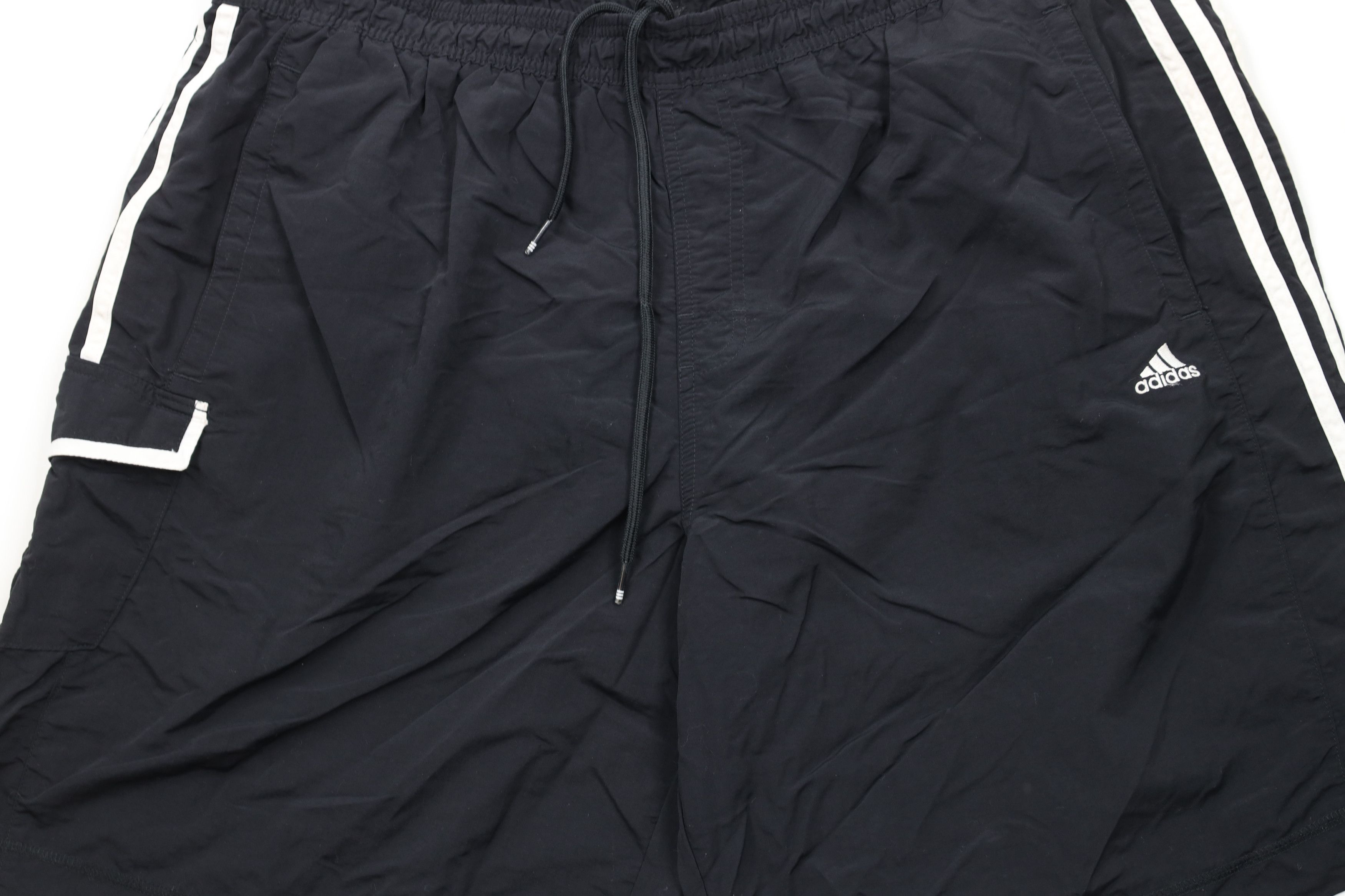 Adidas × Vintage Vintage Adidas Spell Out Striped Lined Running Soccer Shorts Size US 38 / EU 54 - 3 Thumbnail