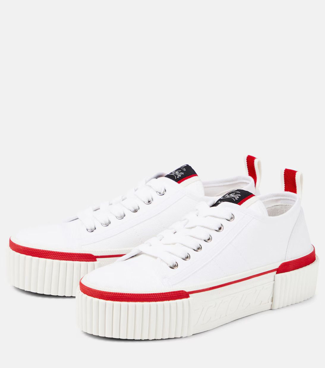 Christian Louboutin o1bcso1str0825 Super Pedro 40 Sneaker in White Size US 10 / IT 40 - 1 Thumbnail