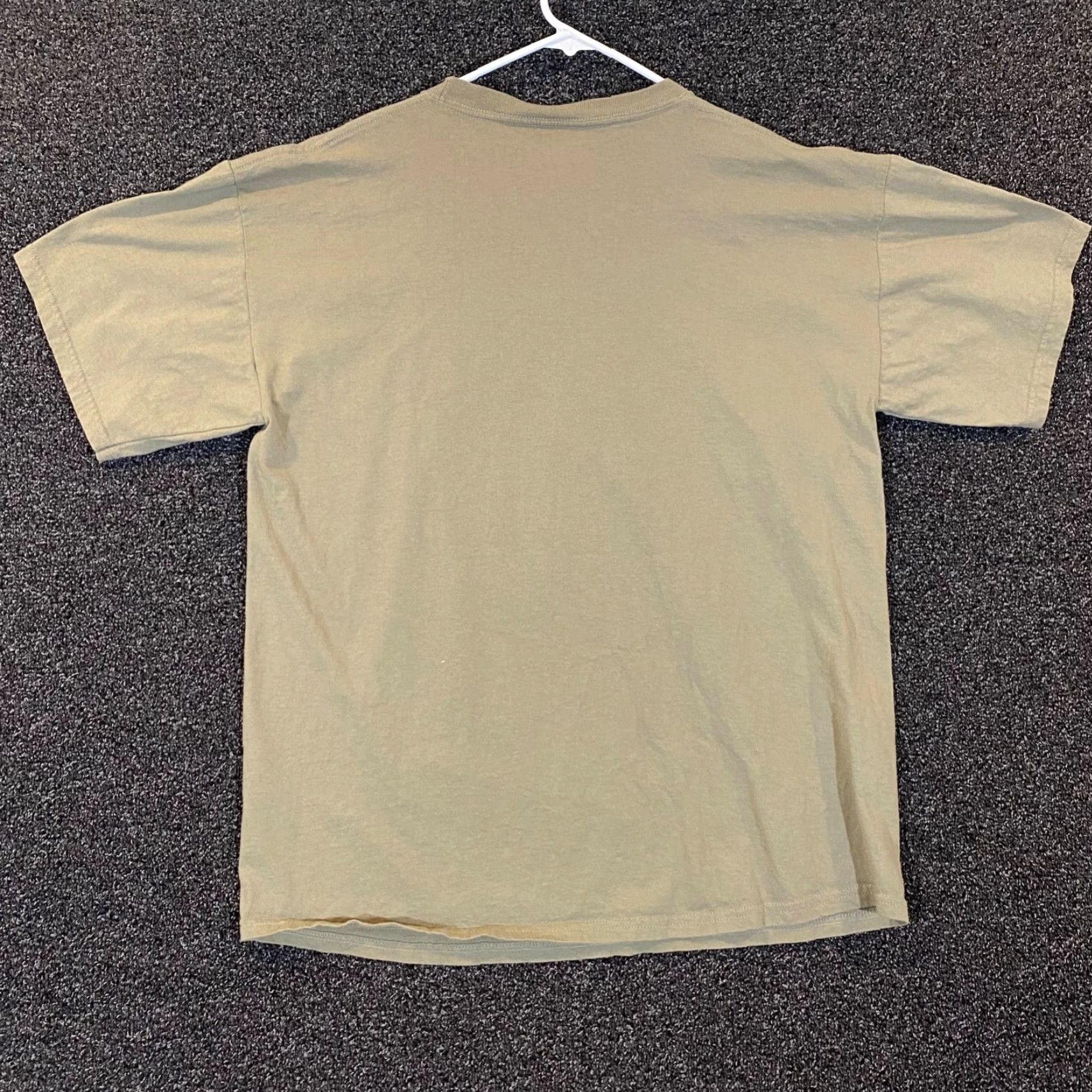 Tultex VINTAGE Moose Shirt Mens XL Brown All Over AOP Graphic Tee Short Sleeve Nature Tultex 90s Mens Shirt Size US XL / EU 56 / 4 - 7 Thumbnail