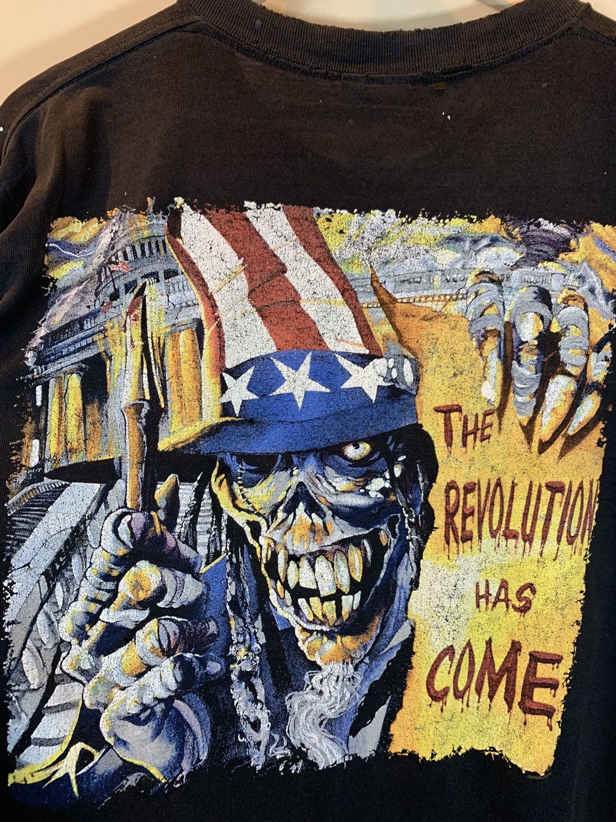 Band Tees × Vintage *RARE* Vintage Dope The Revolution Has Come Thrashed T-Shirt Size US M / EU 48-50 / 2 - 3 Thumbnail