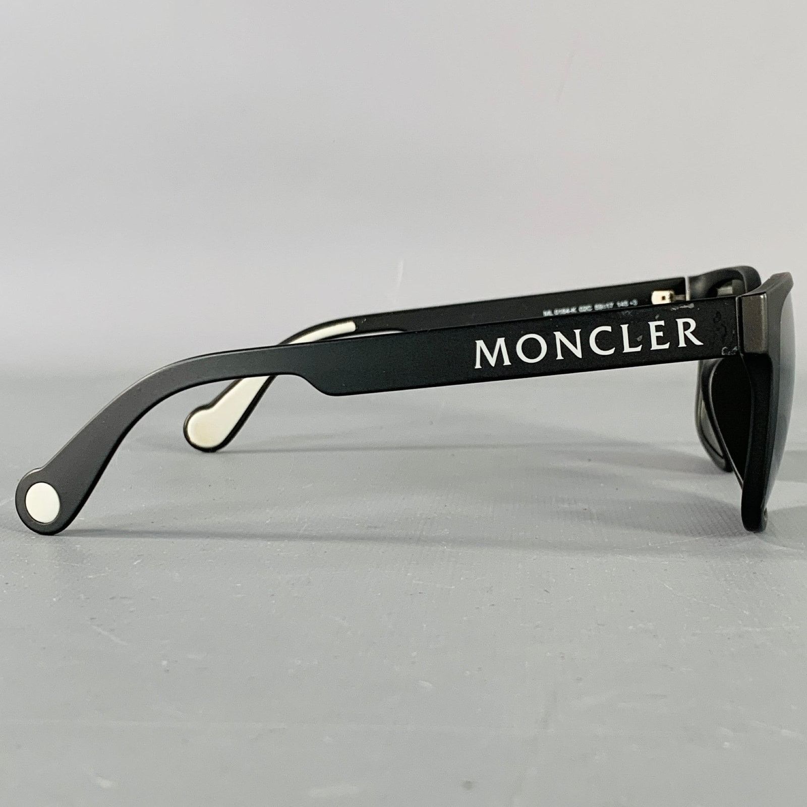 Moncler MONCLER Black Acetate Square Mirrored Sunglasses Size ONE SIZE - 2 Thumbnail