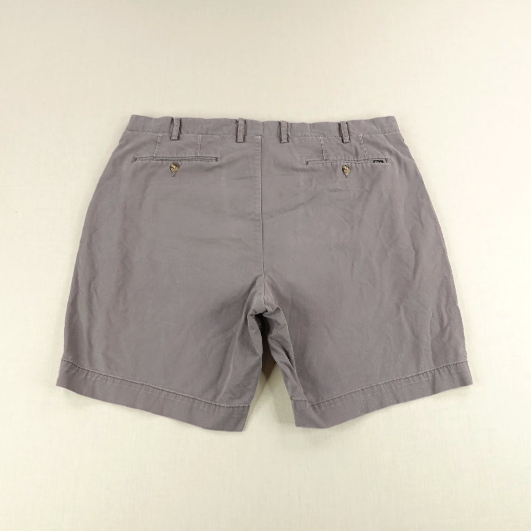 Polo Ralph Lauren Polo Ralph Lauren Shorts Mens 40 Gray Chino Classic Fit Stretch Twill Cotton Size US L / EU 52-54 / 3 - 3 Thumbnail