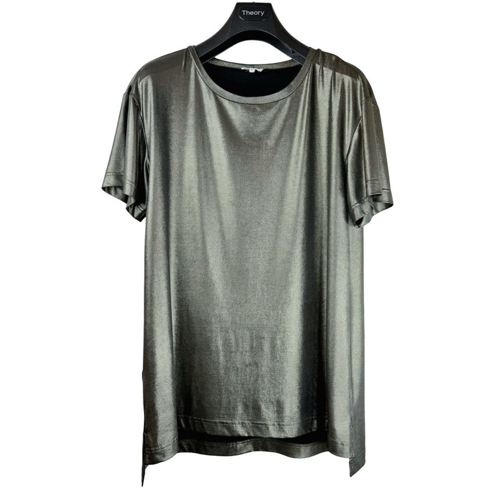 Other MISTRESS ROCKS LA Women's Chic Gold/Olive Metallic T-Shirt S Size S / US 4 / IT 40 - 1 Thumbnail