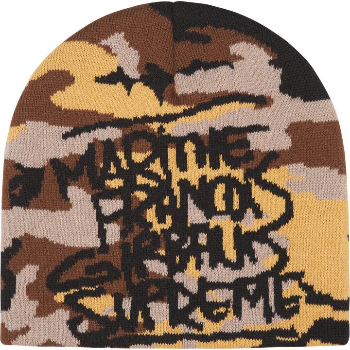 Supreme Supreme Overdyed Beanie Light Tan New | Grailed