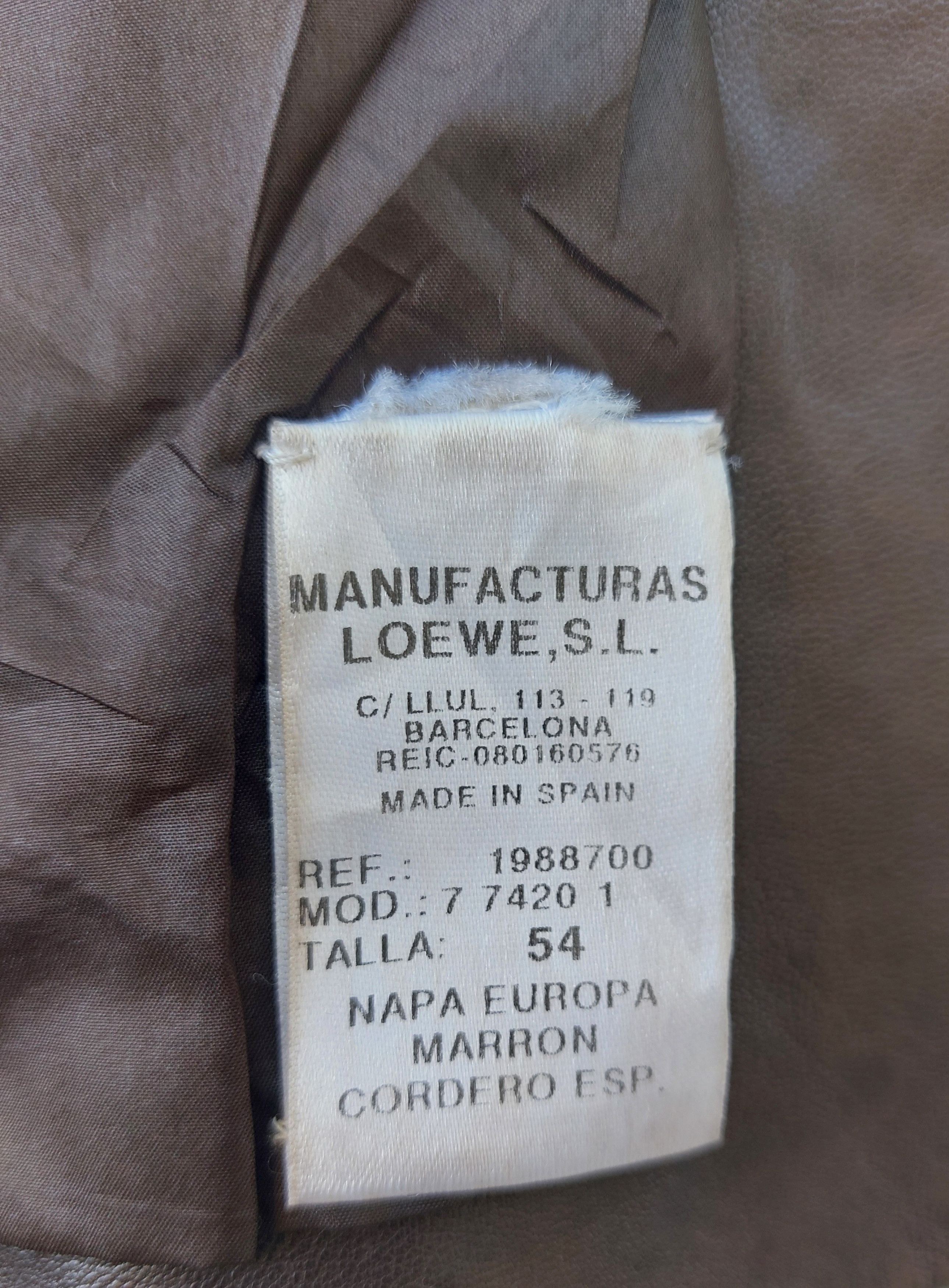 Loewe LOEWE Madrid nappa lambskin tie dye leather coat Size US L / EU 52-54 / 3 - 8 Thumbnail