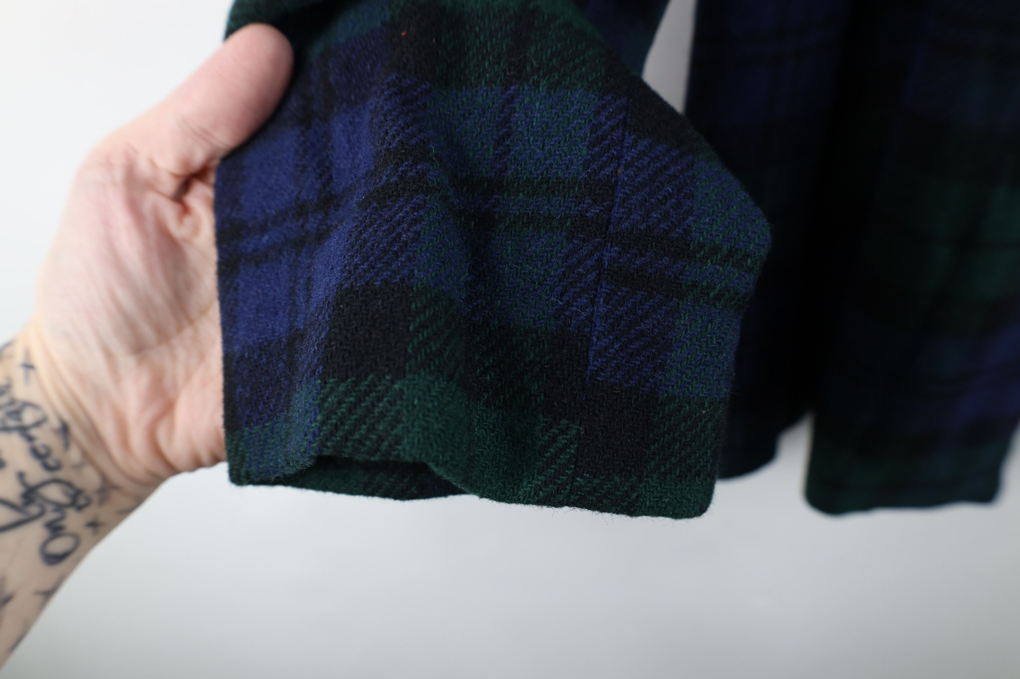 Vintage Vintage 50s Plaid Open Front Oversized Baggy Blazer Jacket Size M / US 6-8 / IT 42-44 - 4 Thumbnail