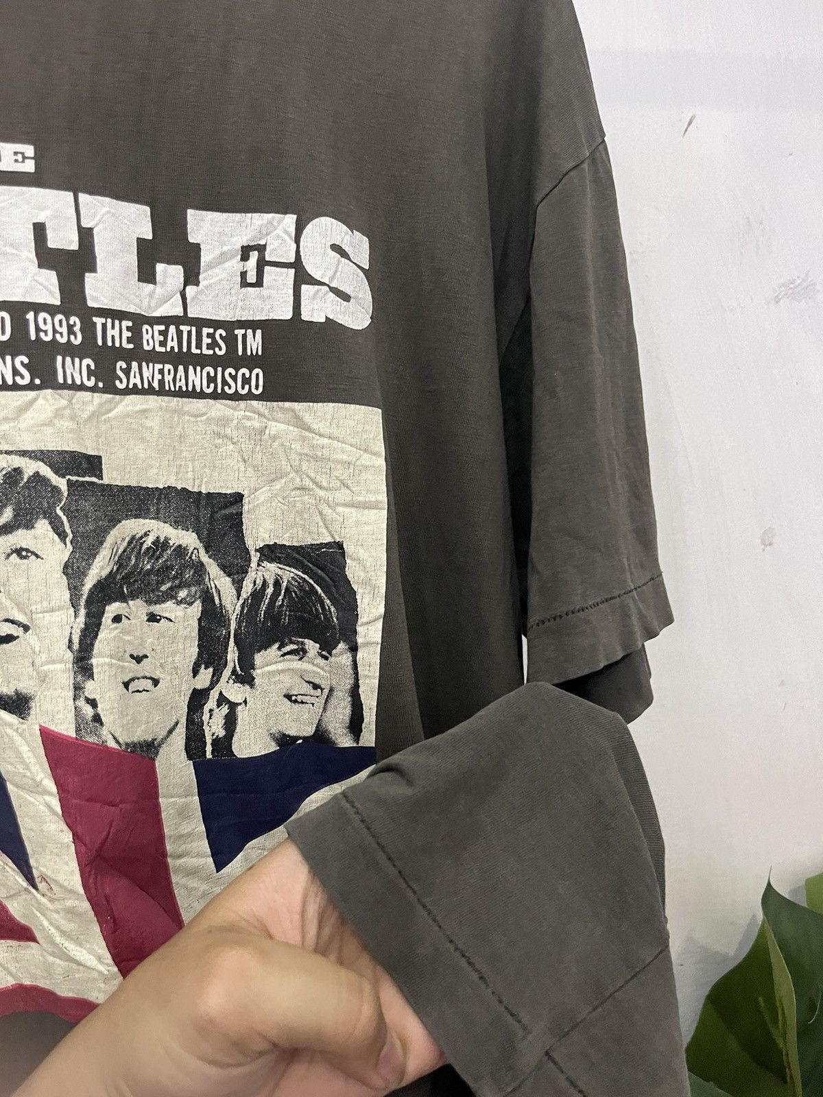 Band Tees × Vintage Vtg 90s The Beattles Size US L / EU 52-54 / 3 - 4 Thumbnail