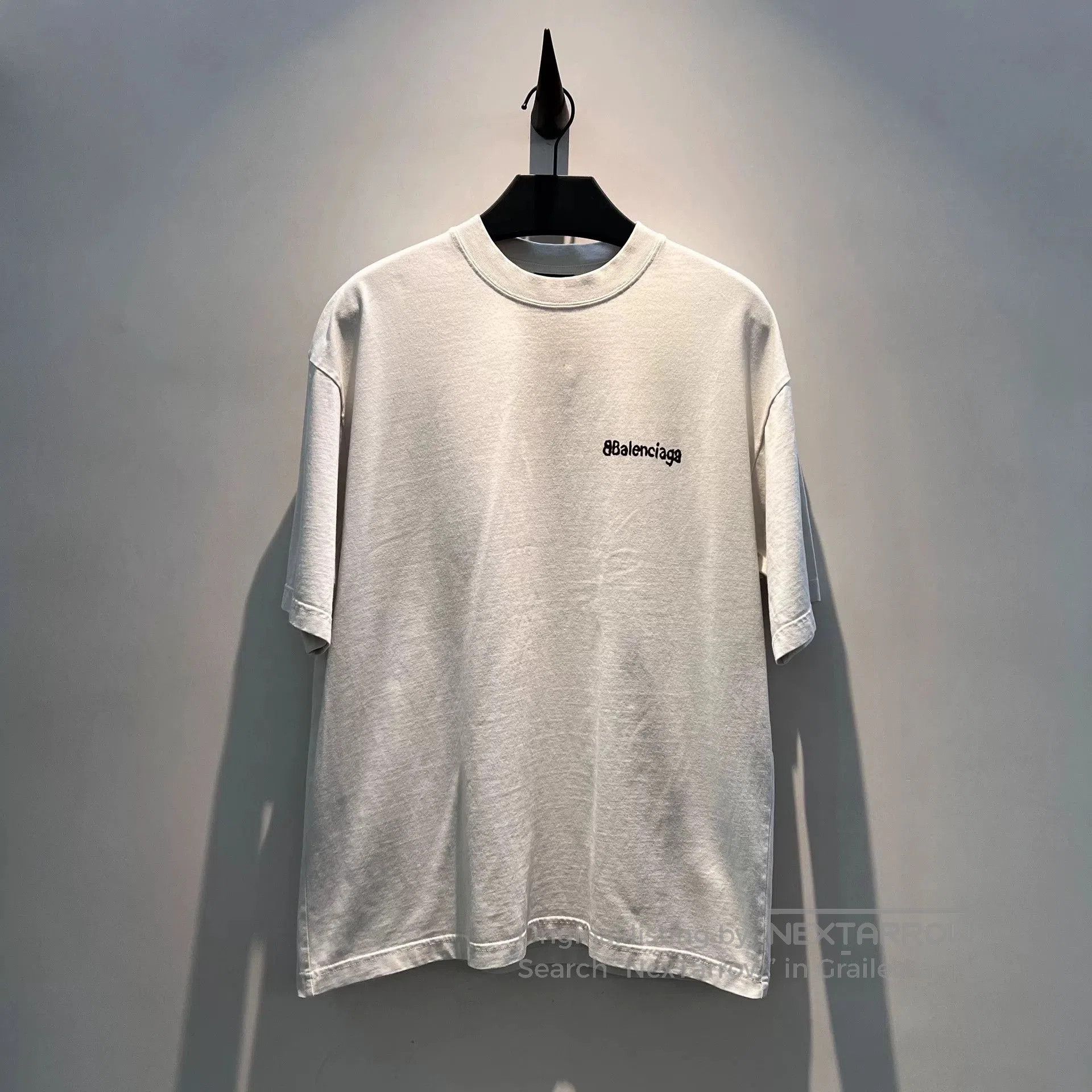 DEFEND PARIS balenciaga white logo short sleeve t. Size US XS / EU 42 / 0 - 1 Thumbnail