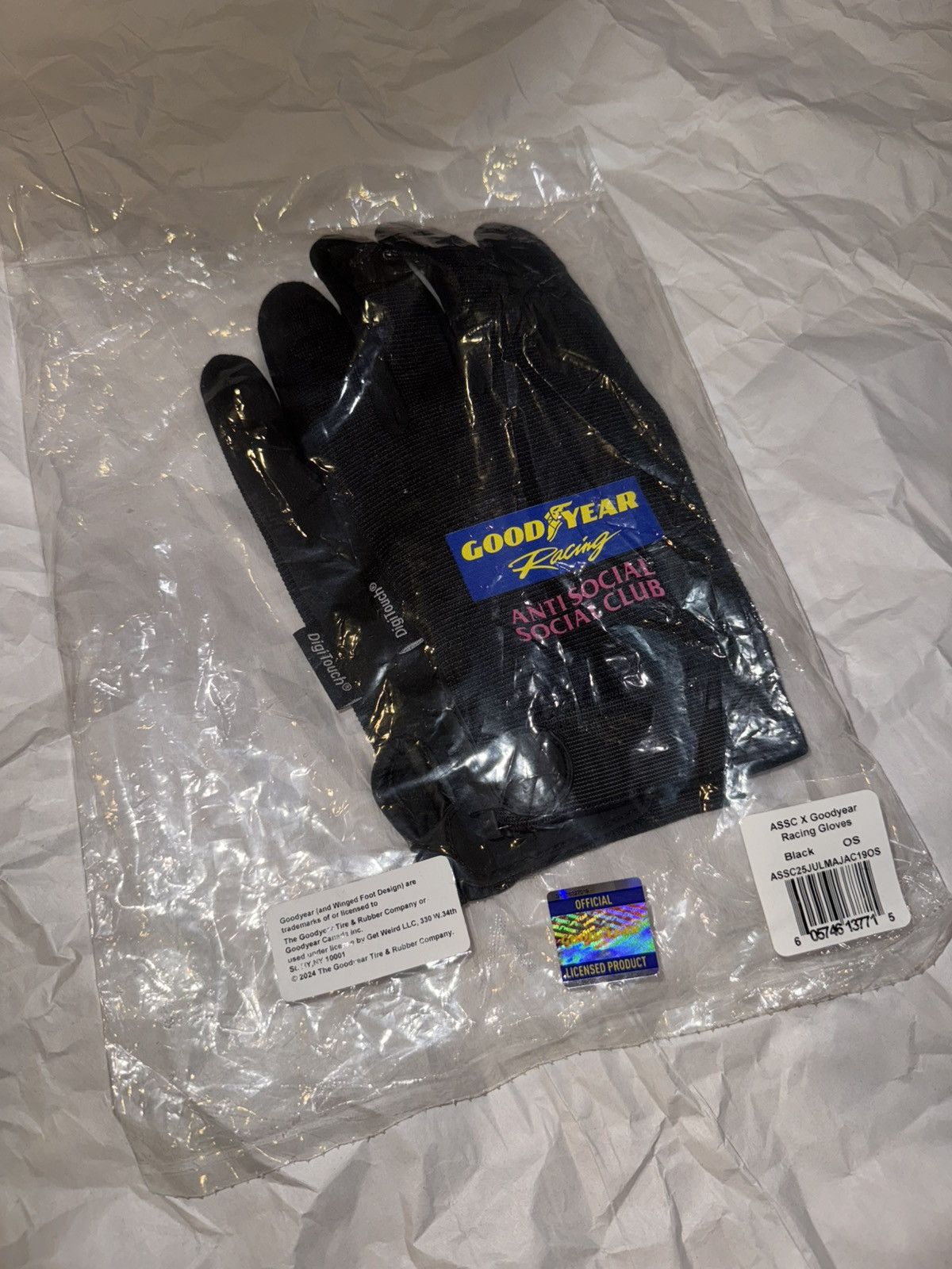 Anti Social Social Club Anti Social Social Club Good Year Gloves Size ONE SIZE - 2 Thumbnail