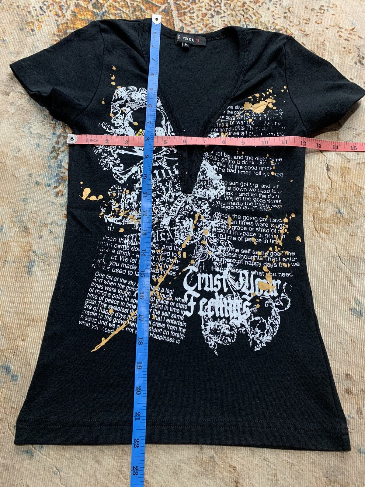 Japanese Brand × Vintage FREE ONE SEDITIONARIES GOTHIC PUNK SKULL JAPANESEBRAND Size US S / EU 44-46 / 1 - 6 Thumbnail