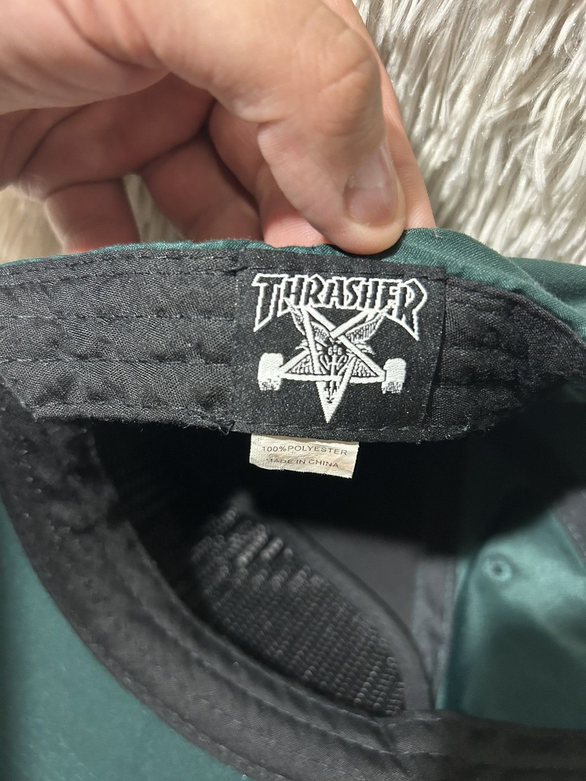 Thrasher × Vintage THRASHER Davis Snapback Cap Skateboarding Vintage Hat Size ONE SIZE - 7 Thumbnail